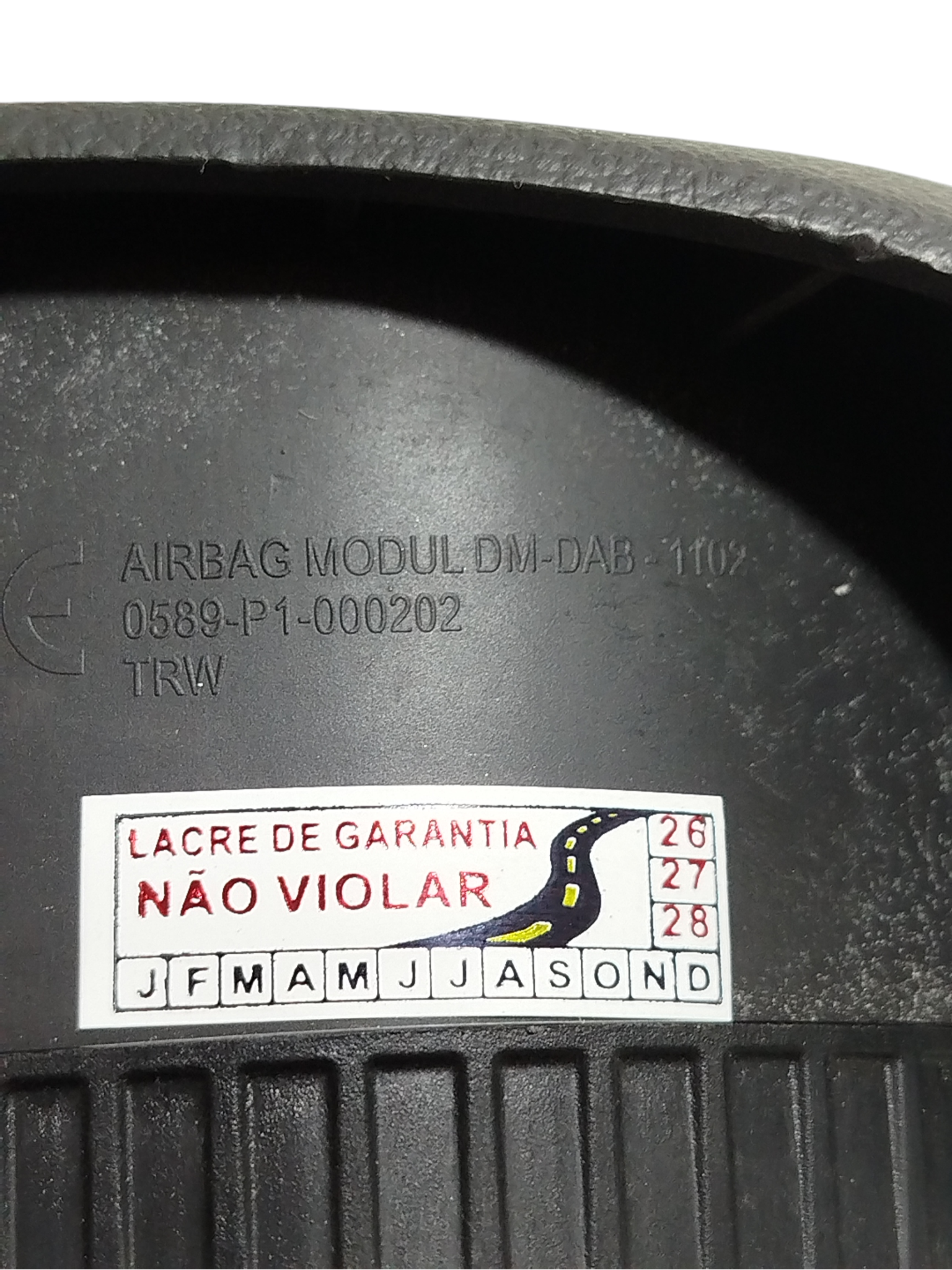 Bolsa Airbag Volante Spin Manual 2018 1.8 34105660 7