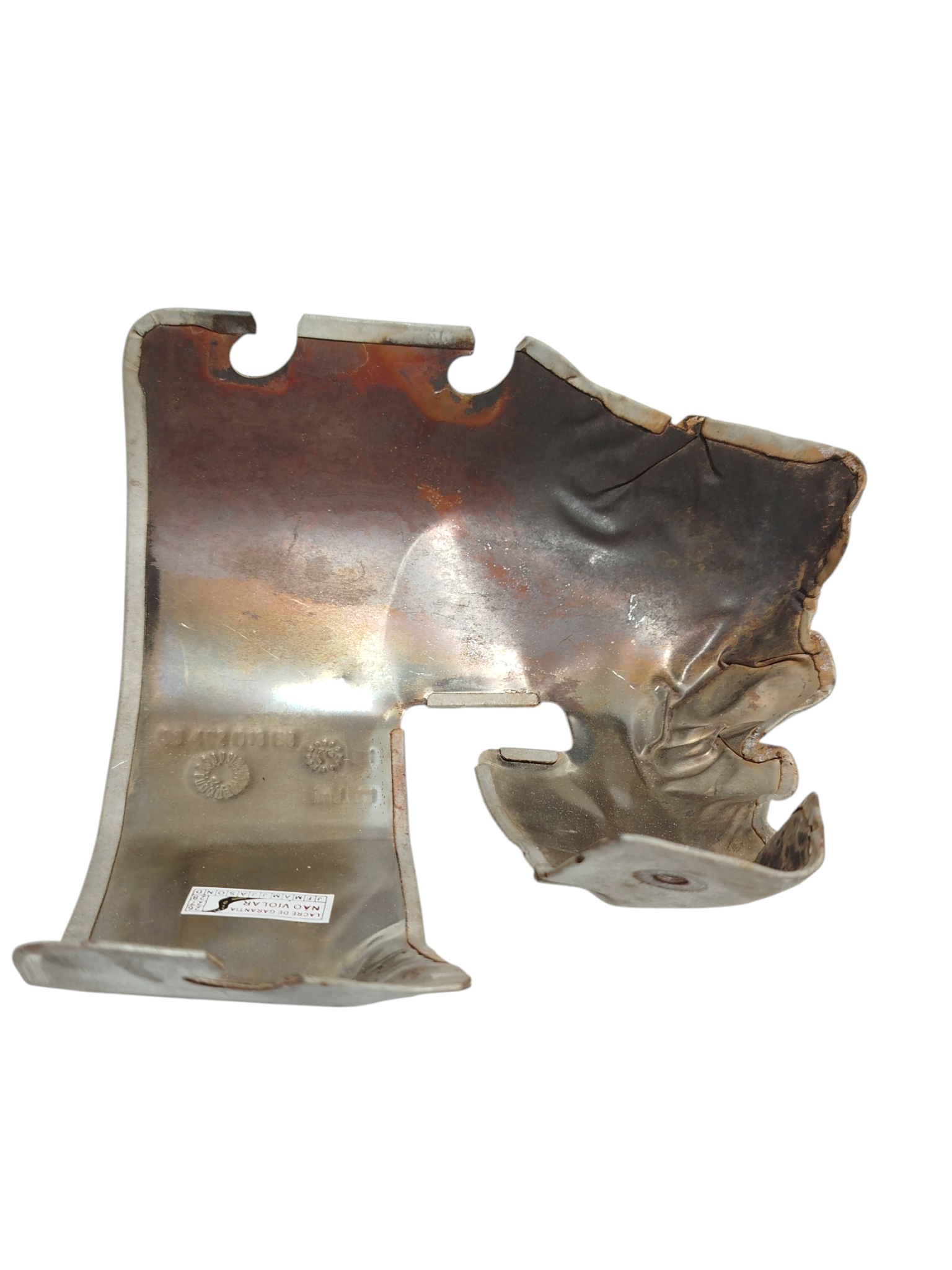 Protetor Defletor Calor Escape Citroen C4 2010 9649201380 5