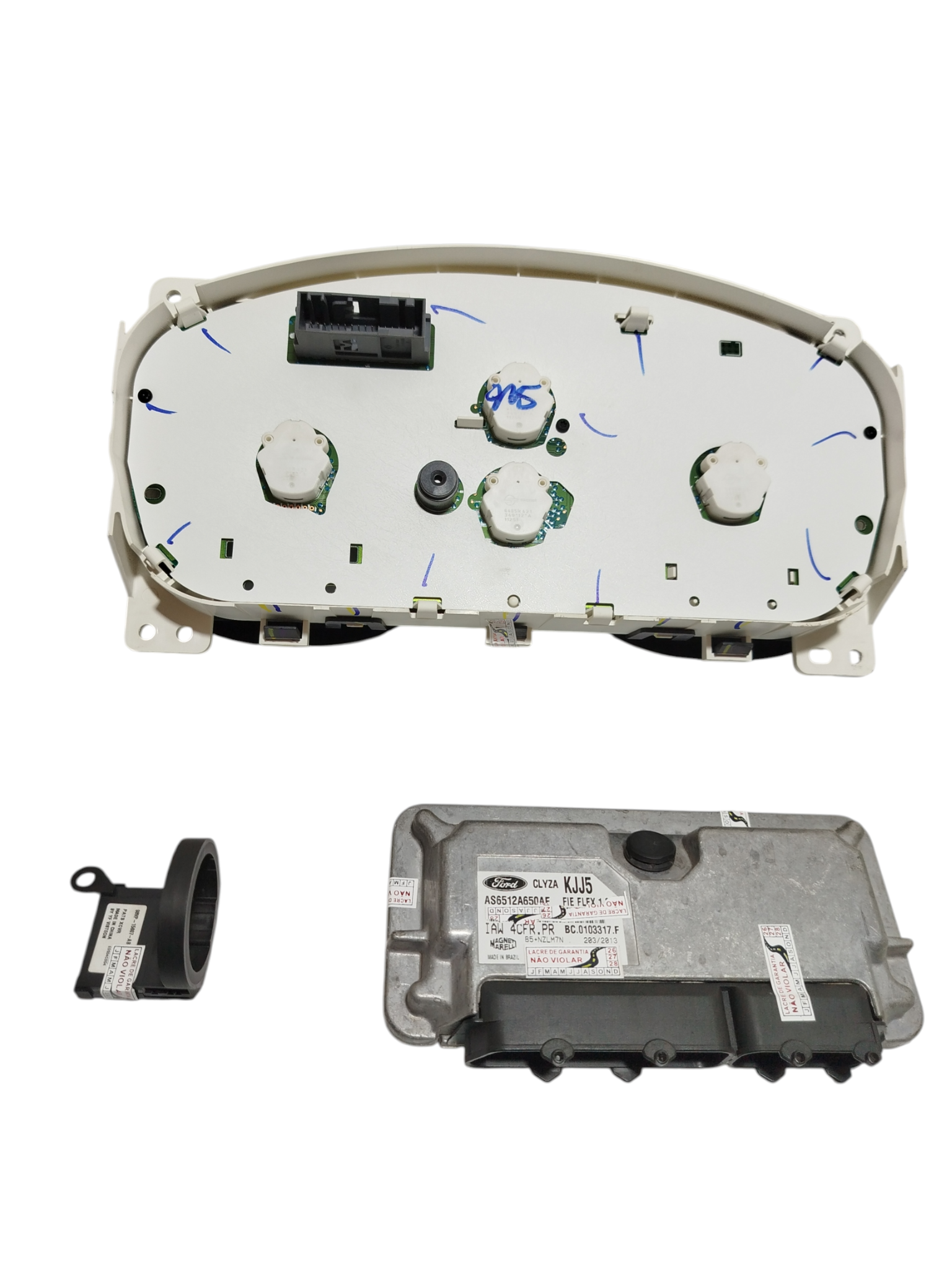 Kit Módulo Injeção Code Ford Fiesta 2014 1.0 Flex 9
