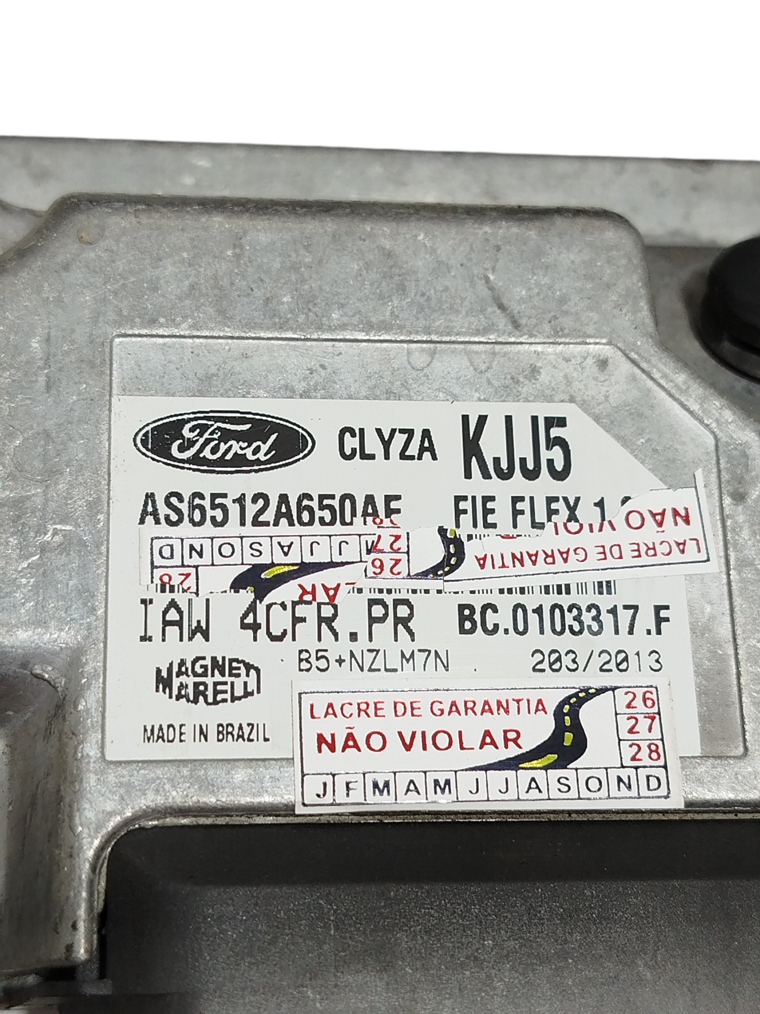 Kit Módulo Injeção Code Ford Fiesta 2014 1.0 Flex 3