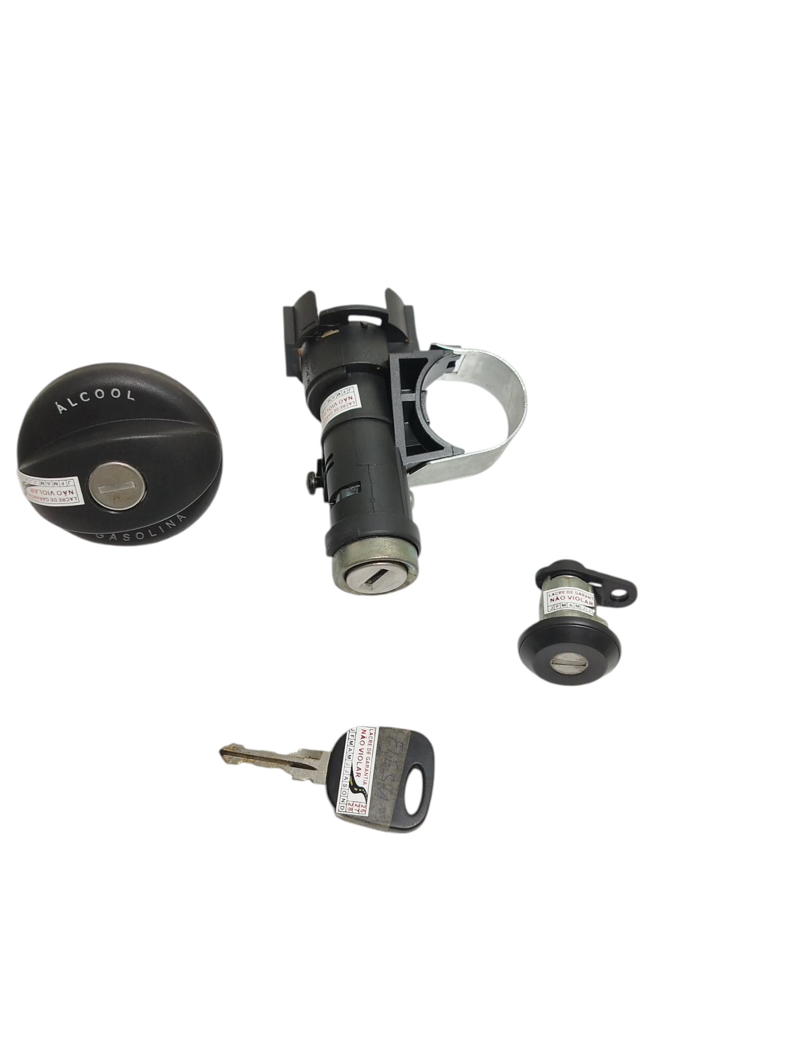 Kit Cilindro Chave Ignição Ford Fiesta 1.0 2014 8