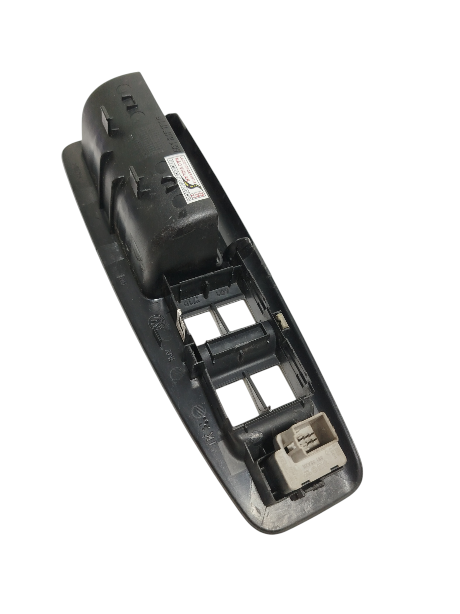 Moldura Botao Vidr Elet Diant Esq Polo 2003 Orig 6Q1867171F 4