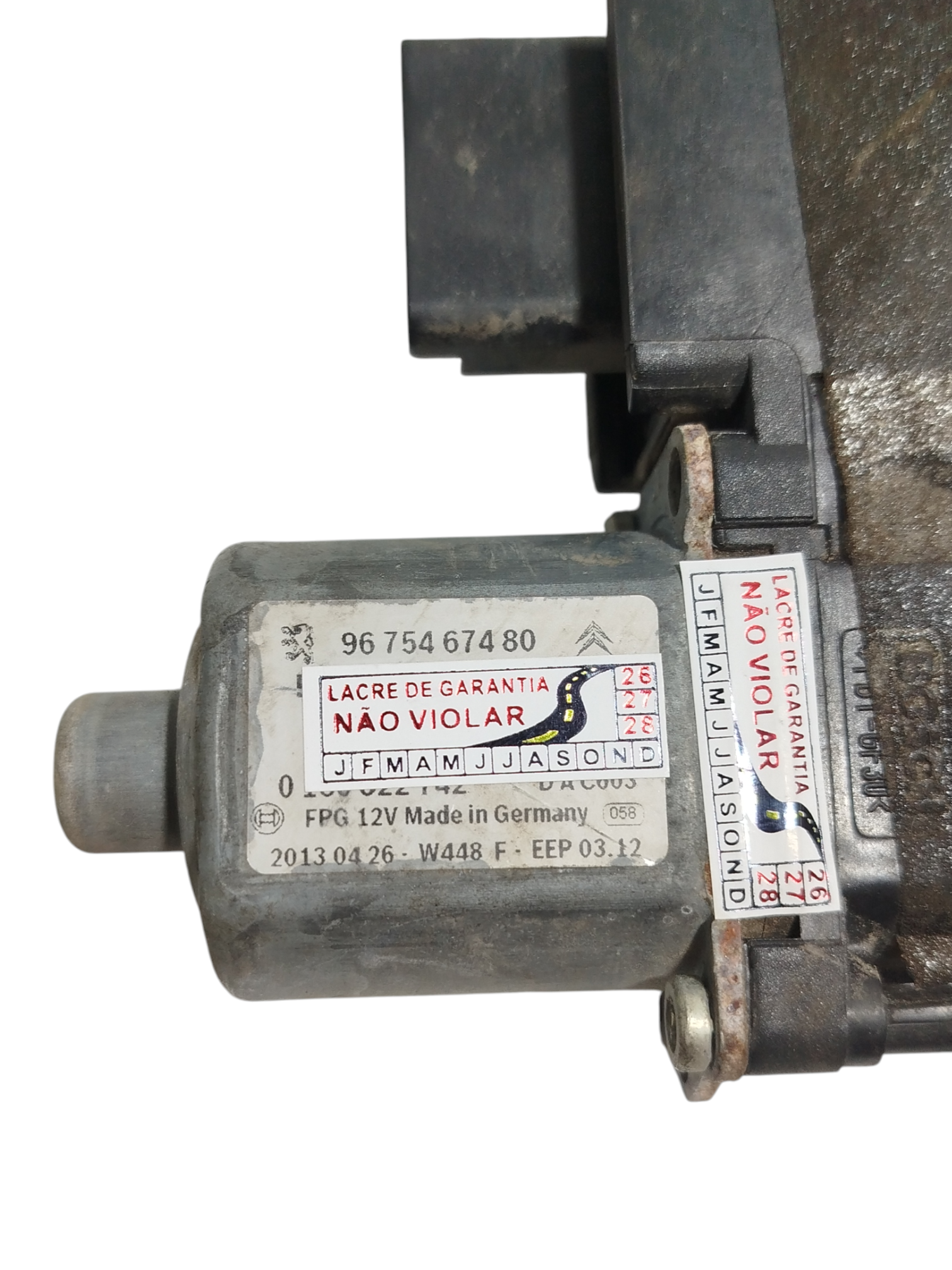 Maquina Vidr Dianteiro Esquerdo Peugeot 308 2013 9675467480 2