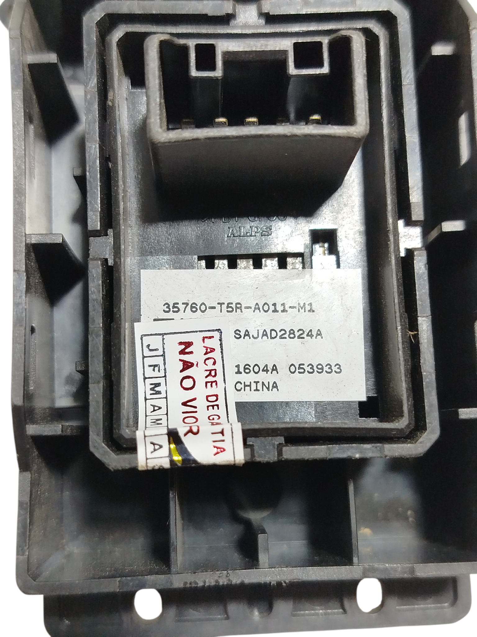 Botão Vidr Diant Dir Honda Fit City 2014 2020 35760tr5a011m1 2