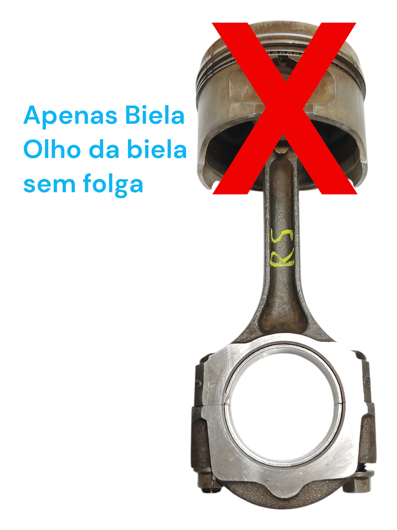 Biela Renault Kangoo Clio 1.6 8v gasol 2001 Detalhe