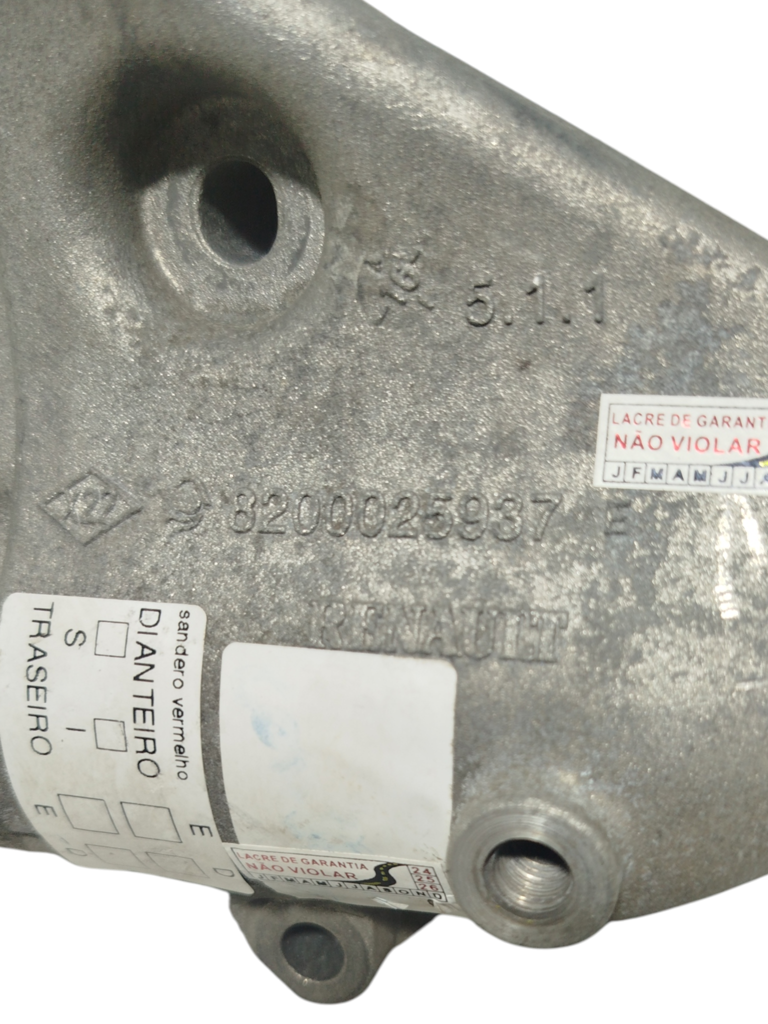 Suporte Compressor Ar Renault Sandero Logan 2016 8200025937 7