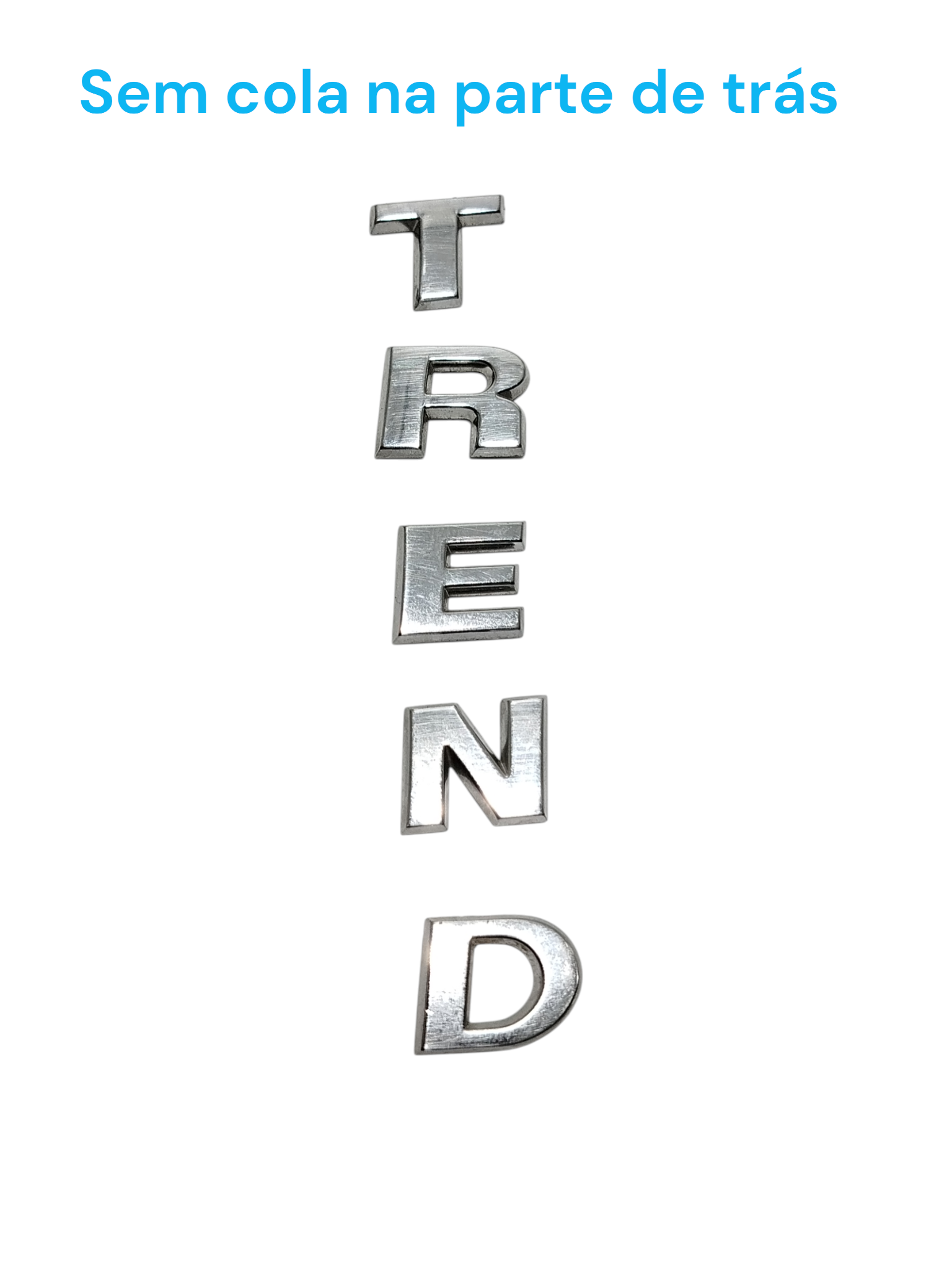 Emblema letreiro TREND Fox 1.0 2014 Original Cromada 7