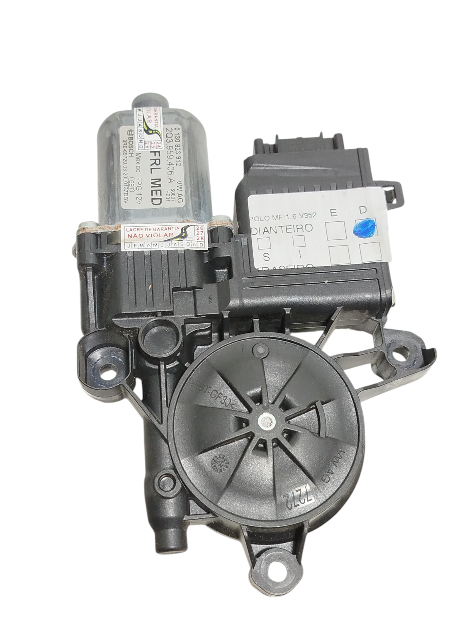 Motor Vidr Elet Diant Direito Vw Polo 2018 a 2023 1137329036 4