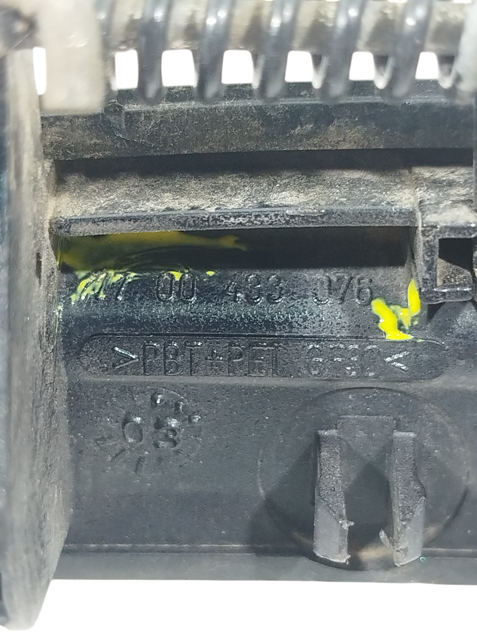 Maçaneta Direita Externa Renault Clio 2001 7700433076 Azul-escuro Dianteira/traseira 7