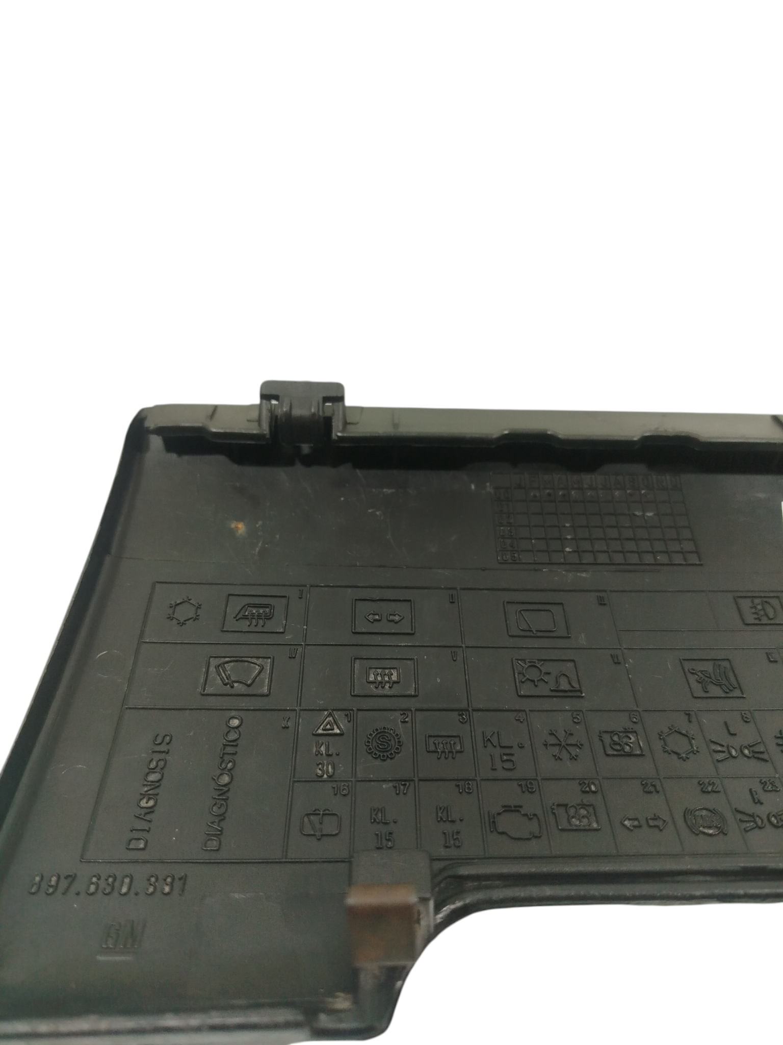 tampa caixa fusível GM Corsa 2003 897630331
