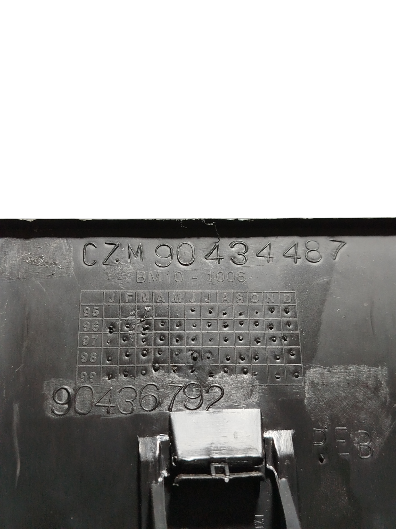 Console Central Chevrolet Corsa 2003 90436792 1