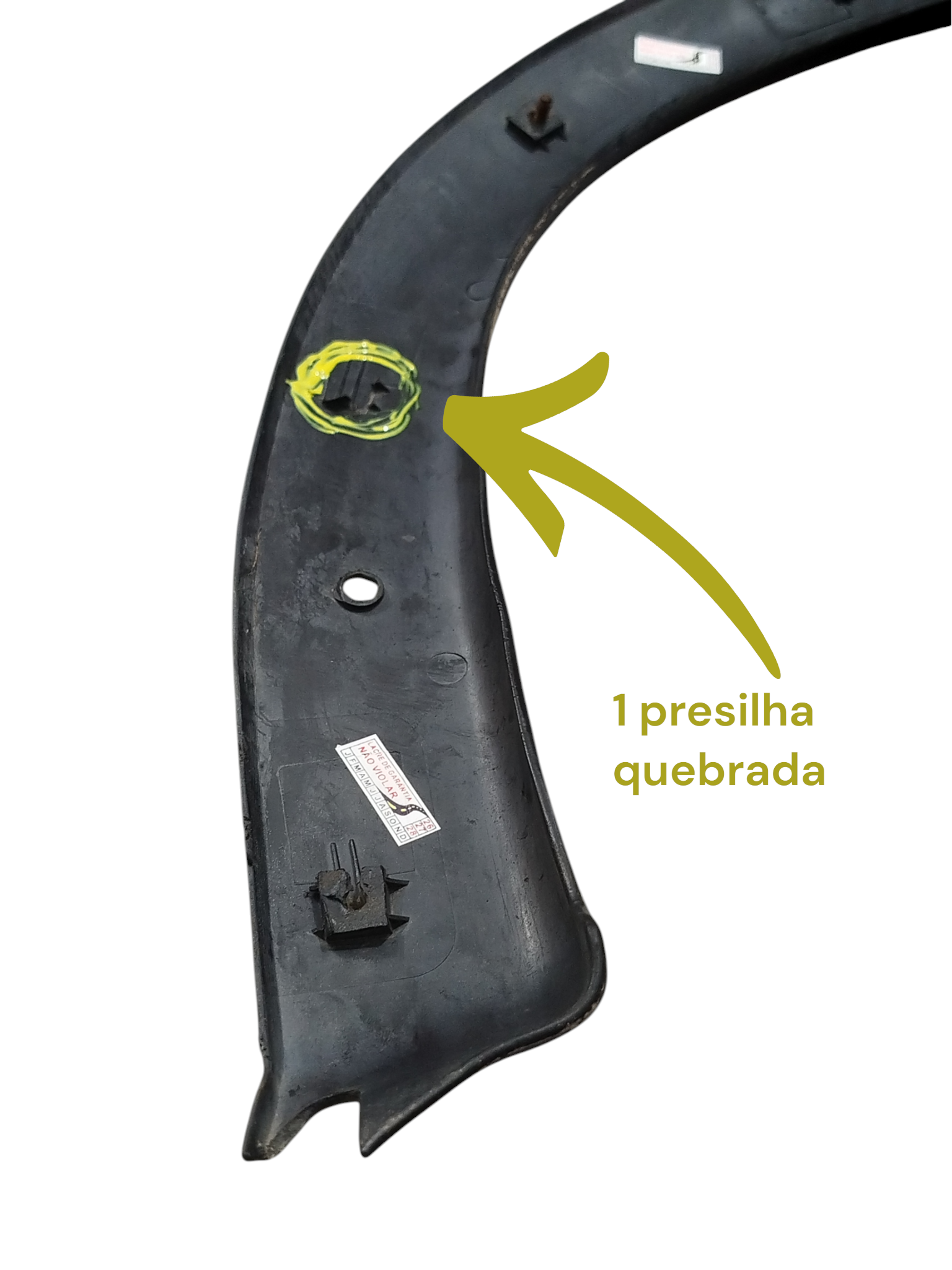 Moldura Paralama Tras Direit Chevrolet Corsa 90388702 Detal