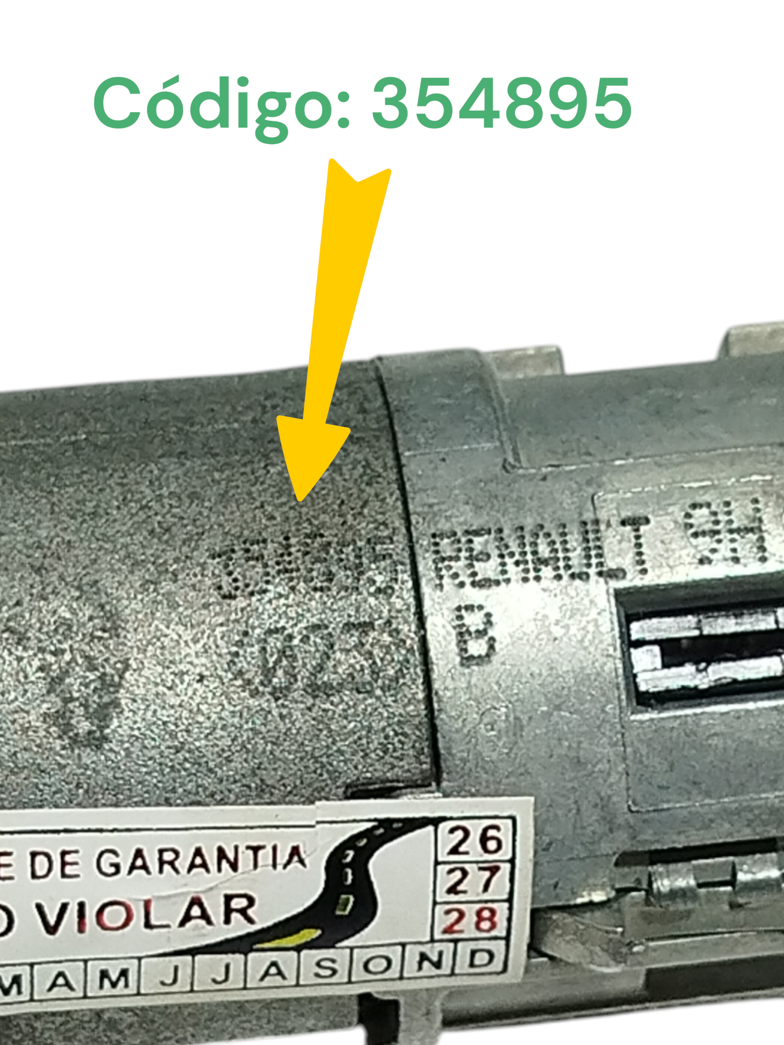 comutador cilindro ignição Renault kangoo 1.6 2000 354895 1