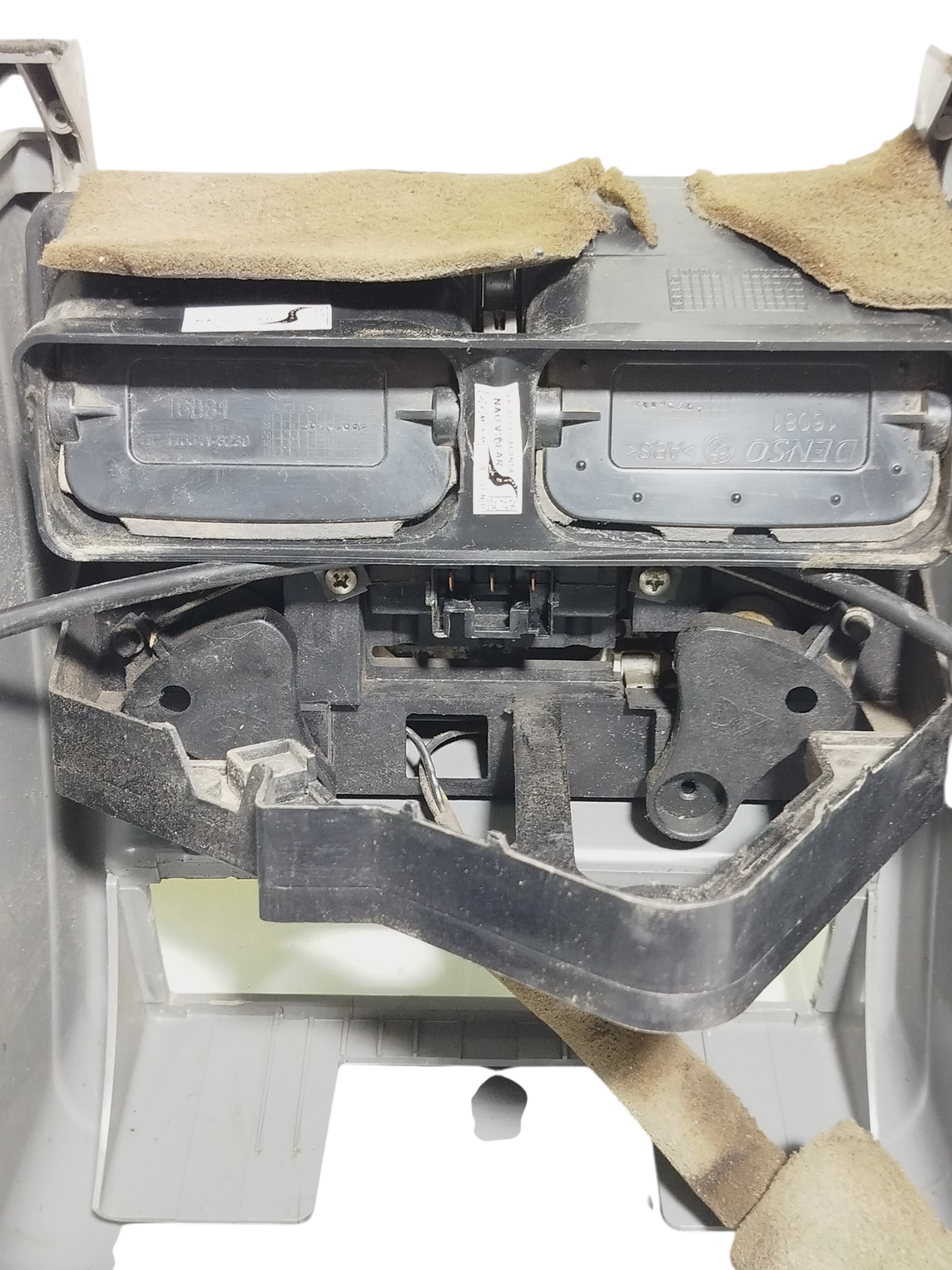 Moldura Central Painel  Ar Fiat Uno 2008 1166413230 6