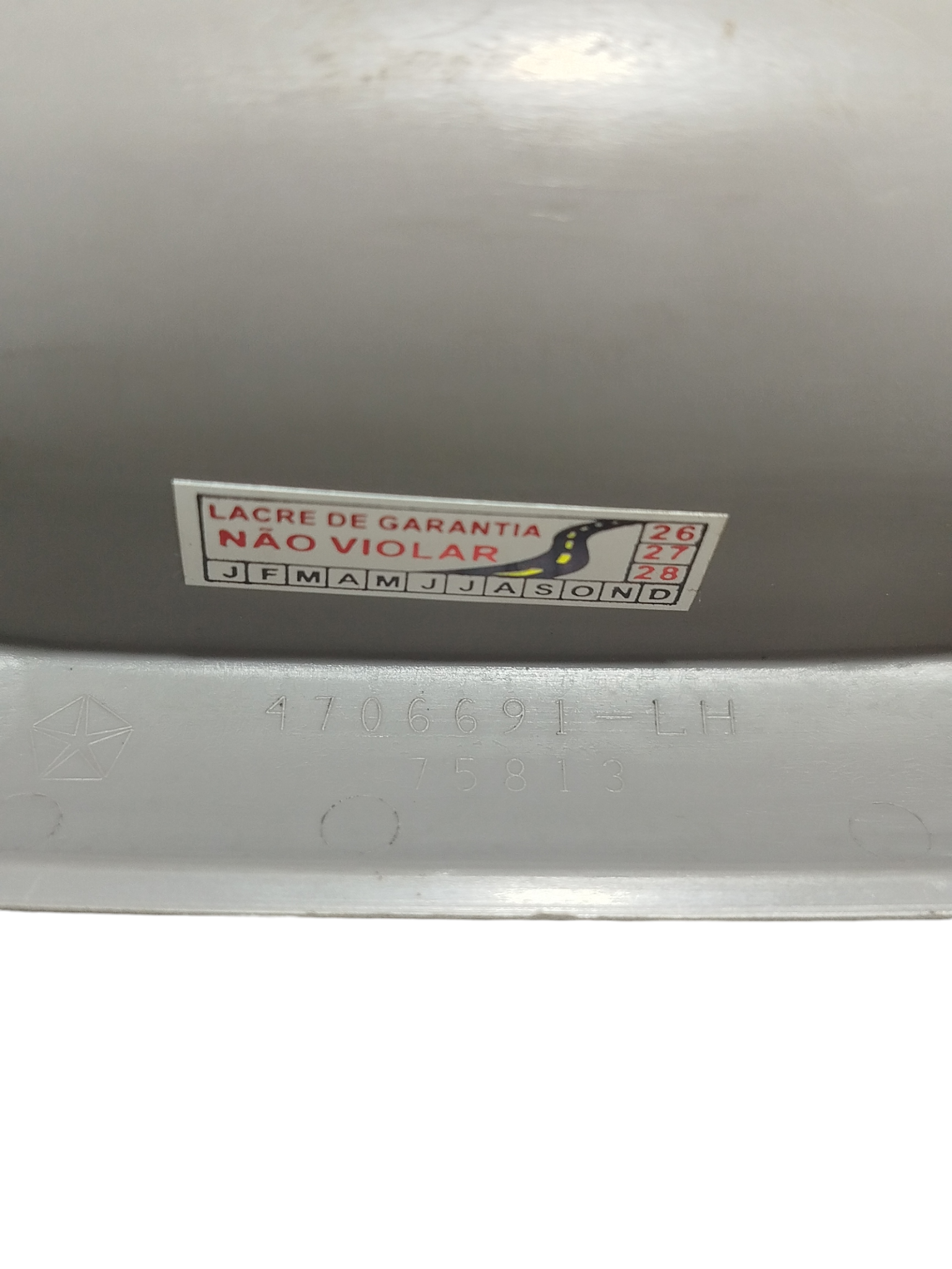 Alça Teto Pqp Diant Esquerda Grand Caravan 1997 4706691-lh Cinza 1