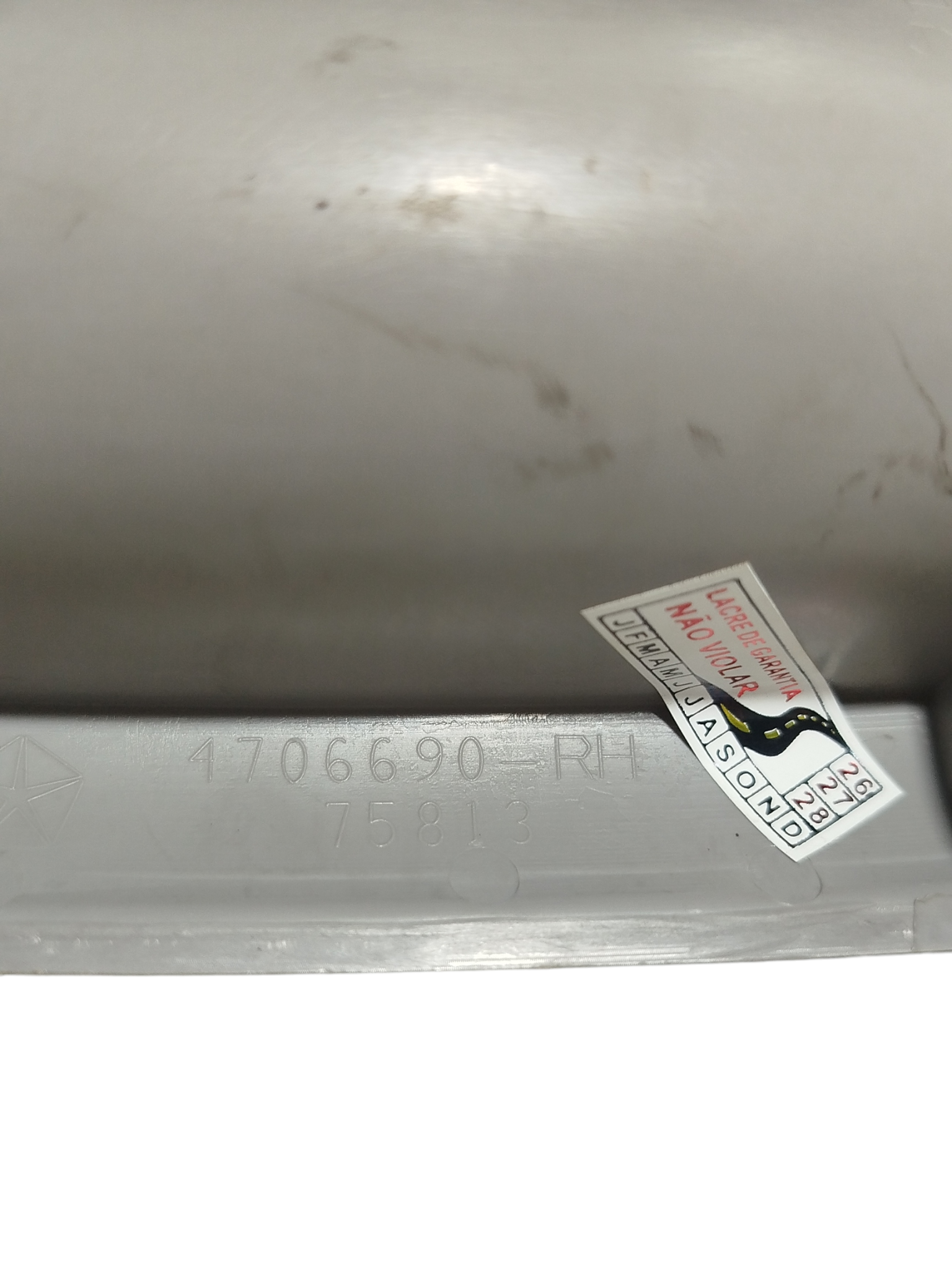 Alça Teto Pqp Tras Direita Grand Caravan 1997 4706690-rh Cinza 1