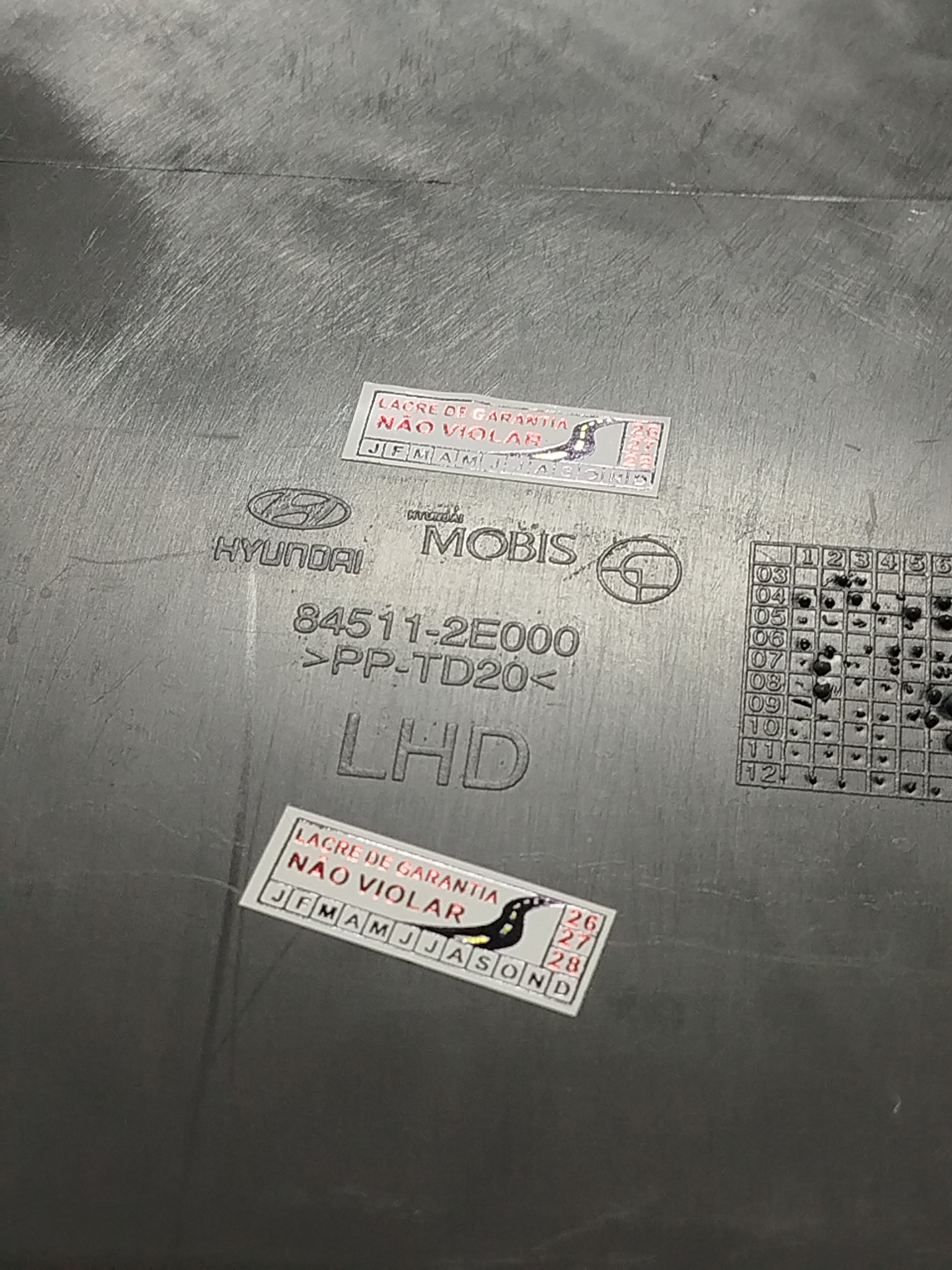 Tampa Porta Luvas Painel Hyundai Tucson 2012 Original