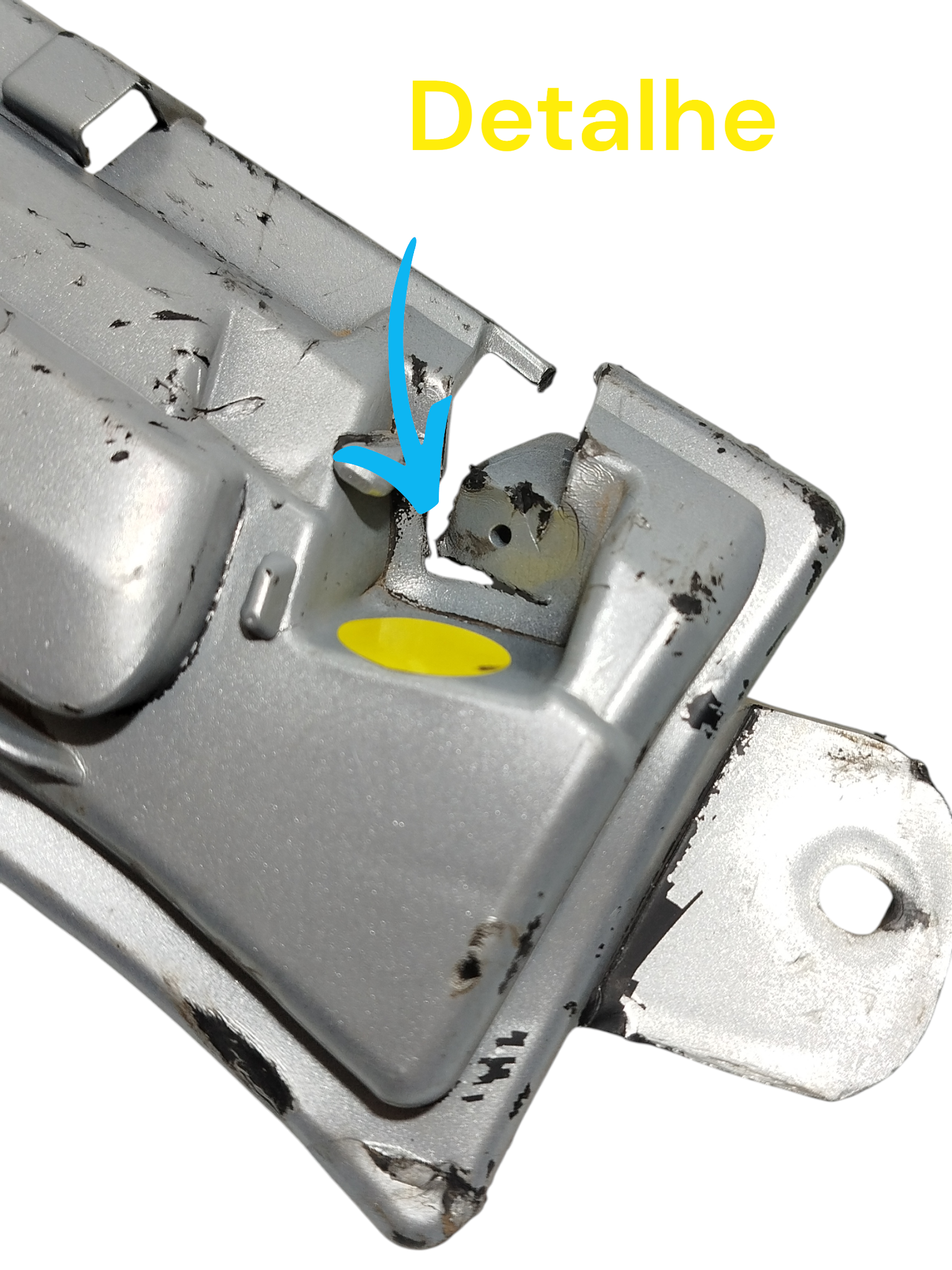 Moldura Farol Milha Esquerda Peugeot 308 2014 9676268977 Cinza Esquerdo 2