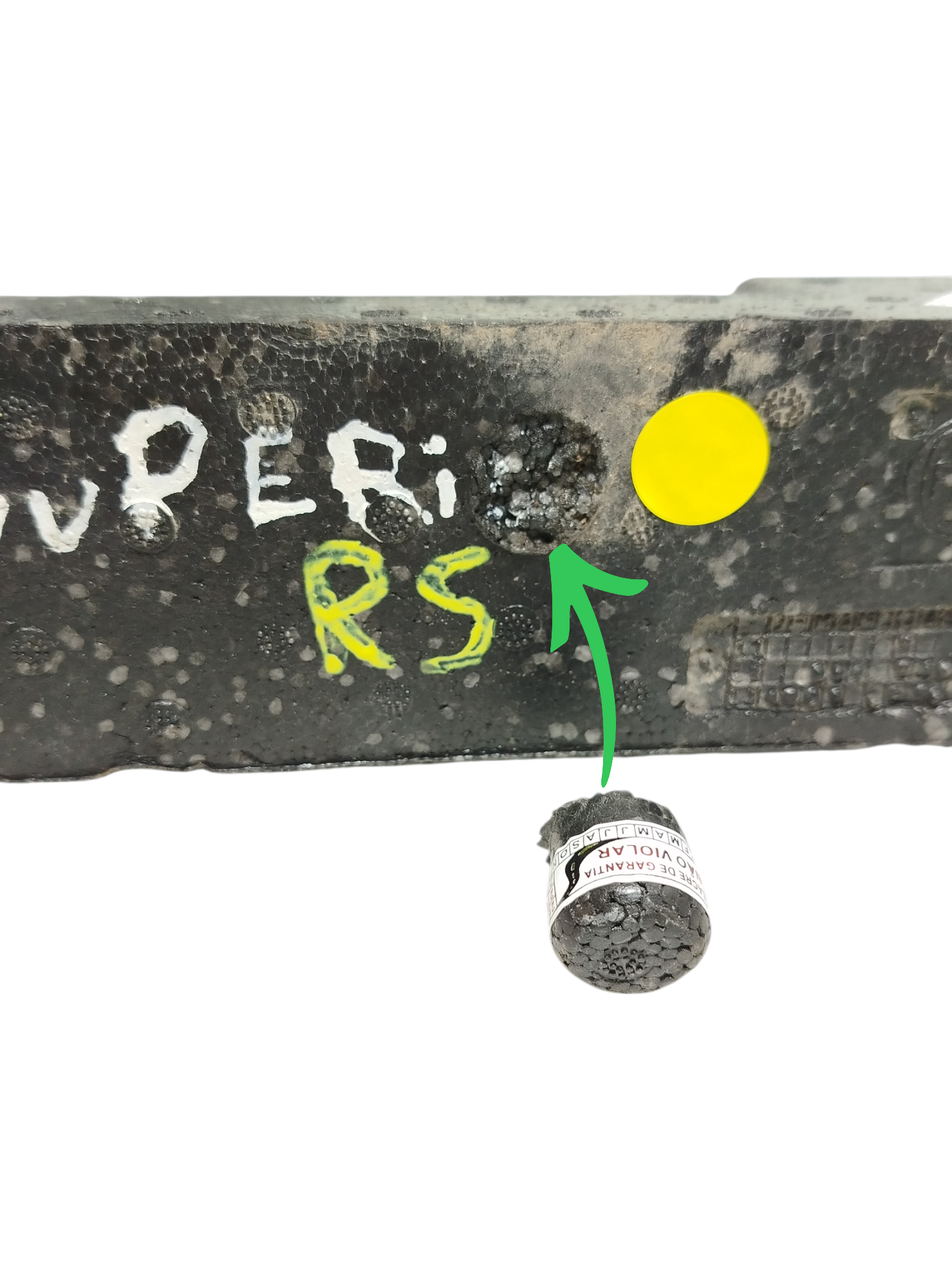 Absorvedor Impacto Parachoque Tras Central Fiat Siena 2010 2