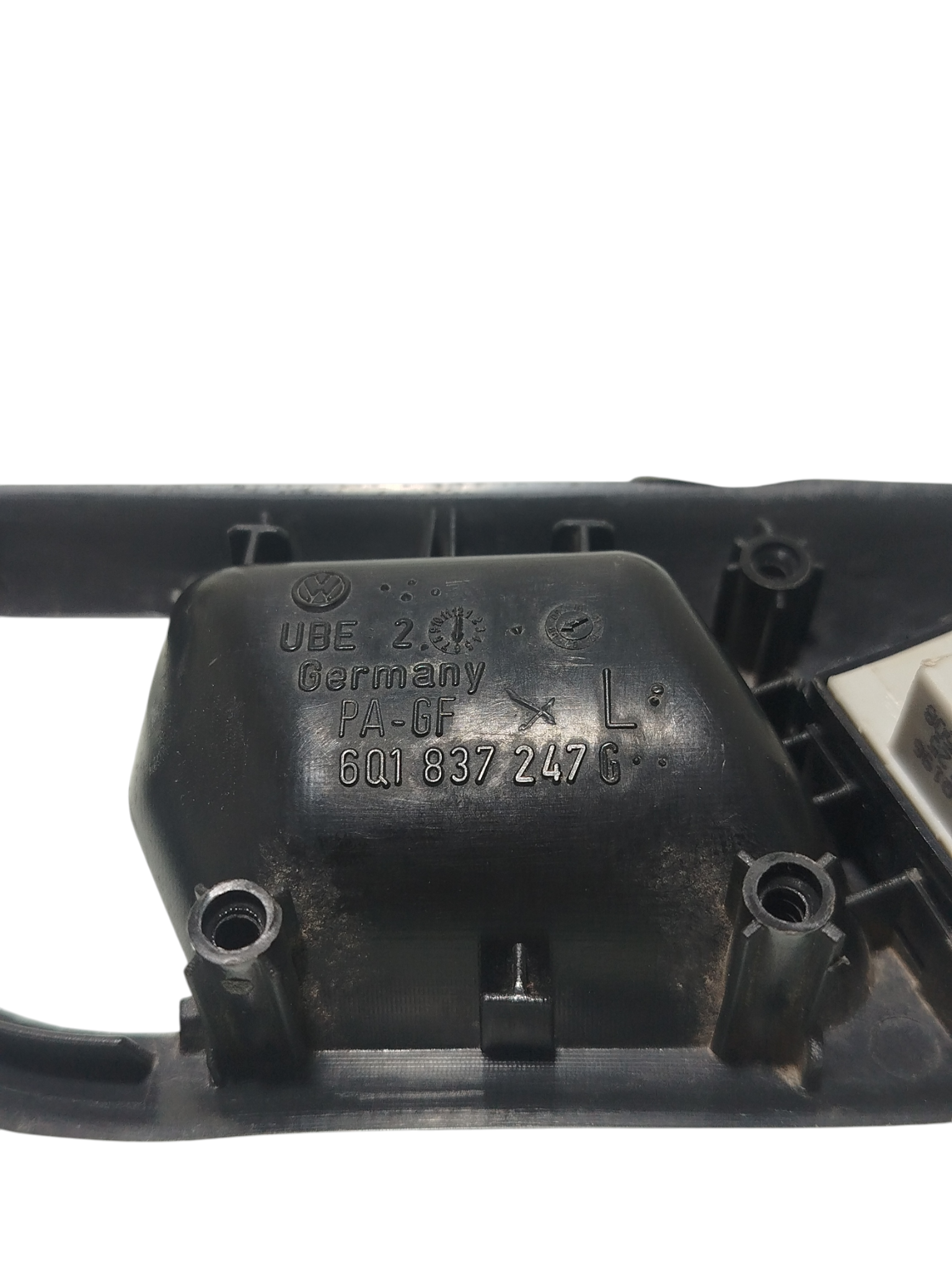 Moldura Maçaneta Interna Diant Esq Vw Polo 2006 6Q1837247G 1