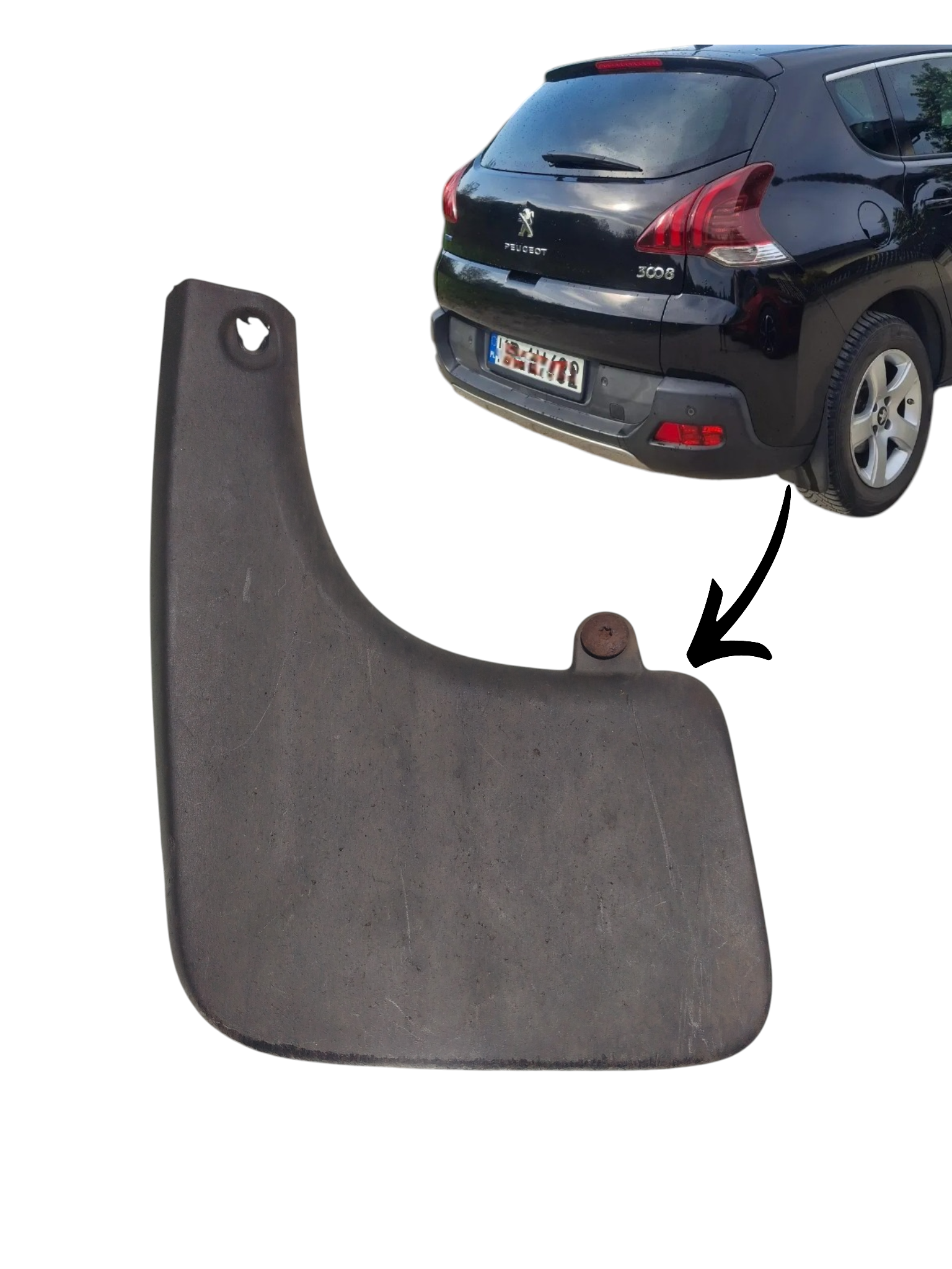 Capa Roda Tras Dir Passageiro Peugeot 3008 2015 Original 8
