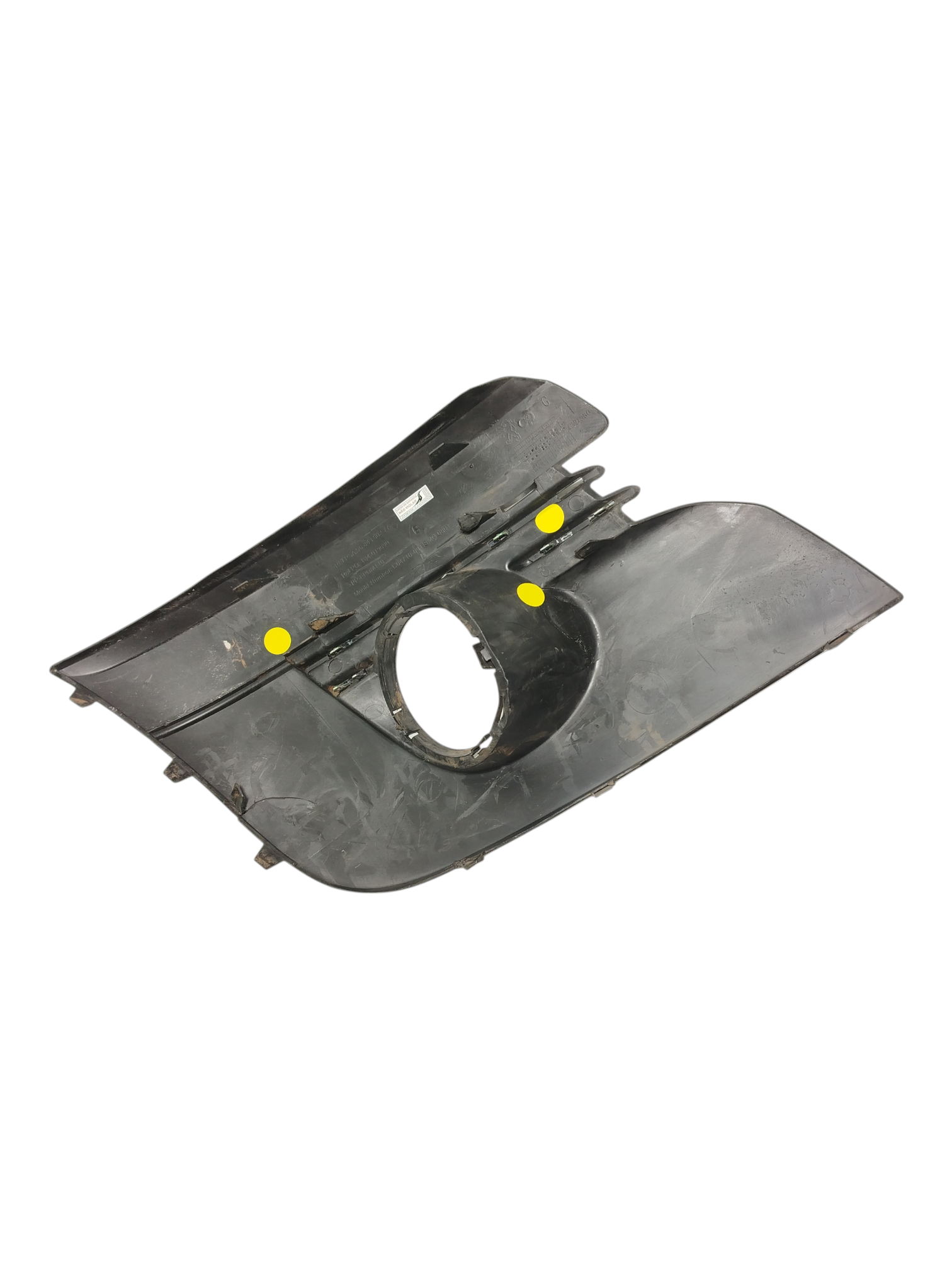 Moldura Farol Milha Esquerda Peugeot 2008 2013 9684350277 Preto Esquerdo 7