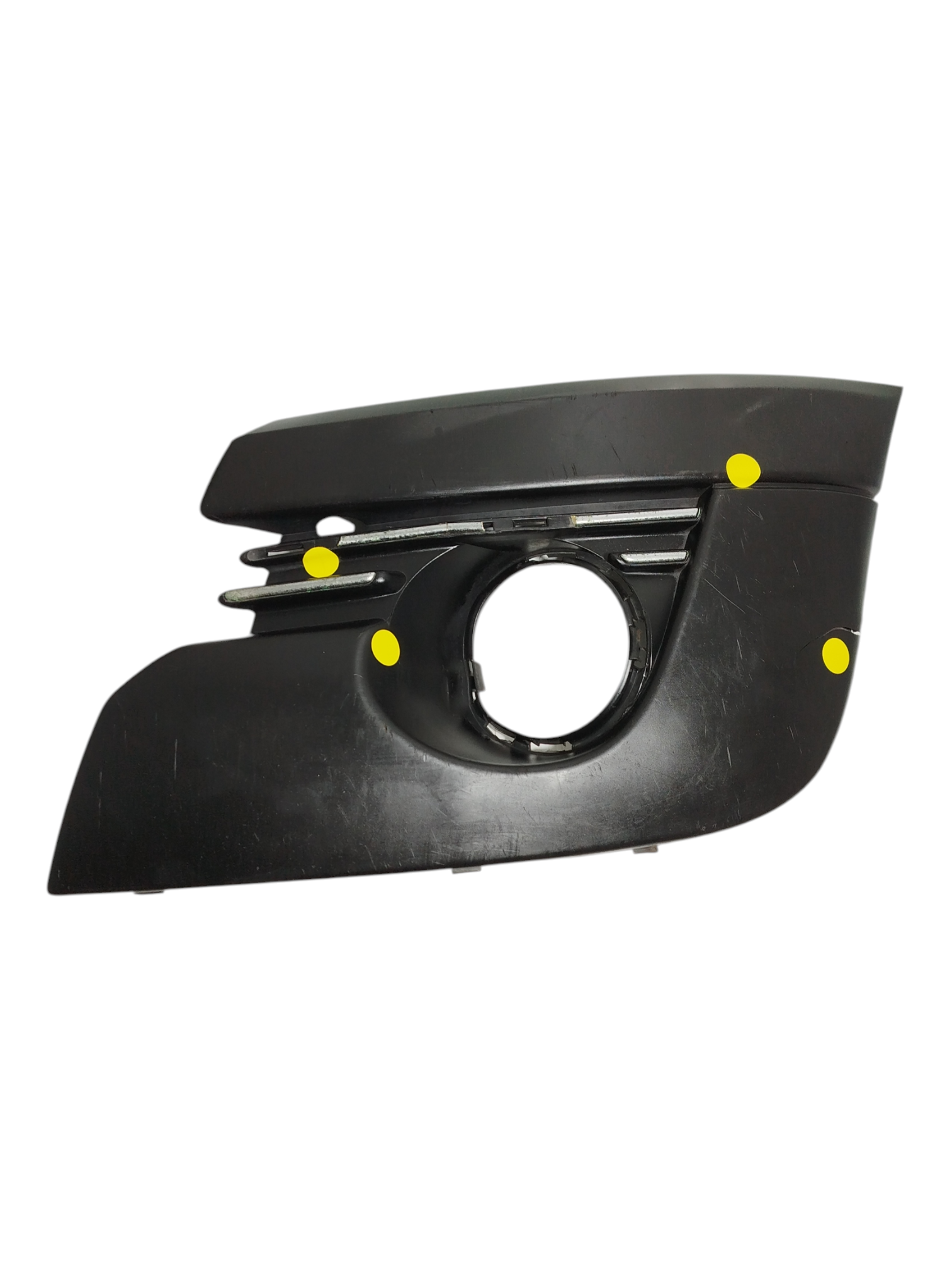 Moldura Farol Milha Esquerda Peugeot 2008 2013 9684350277 Preto Esquerdo 10