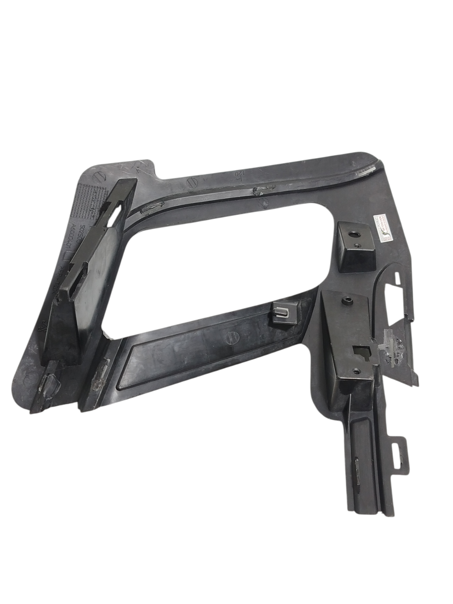 Suporte Farol Milha Esquerdo Peugeot 408 2014 9672705080 Preto Esquerdo 9