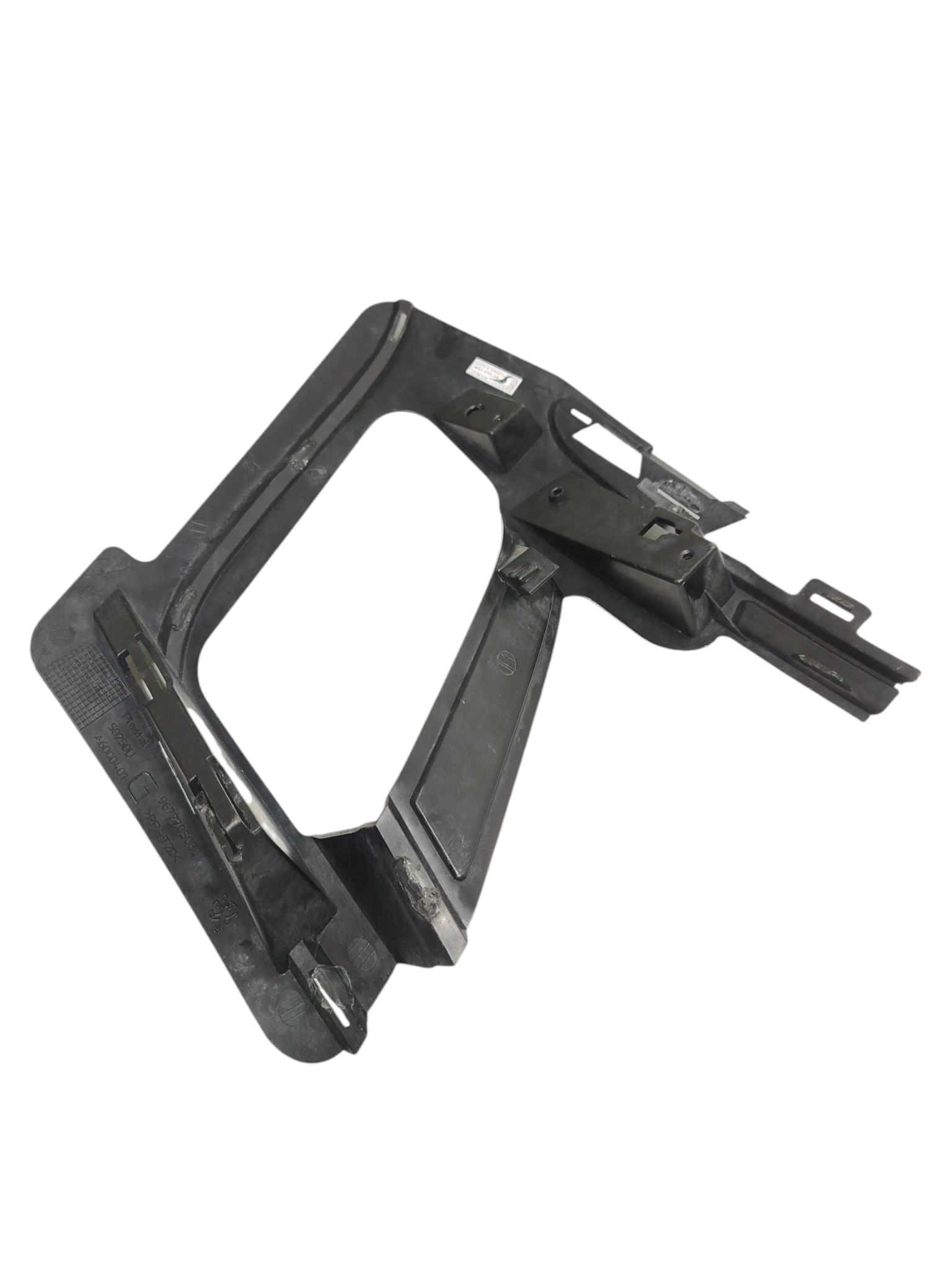 Suporte Farol Milha Esquerdo Peugeot 408 2014 9672705080 Preto Esquerdo 7