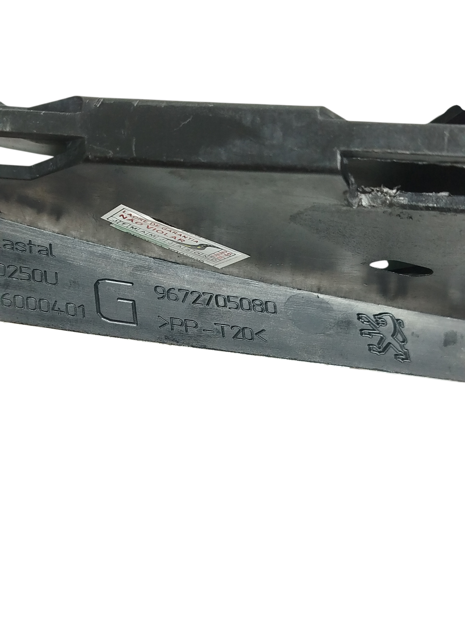 Suporte Farol Milha Esquerdo Peugeot 408 2014 9672705080 Preto Esquerdo 2