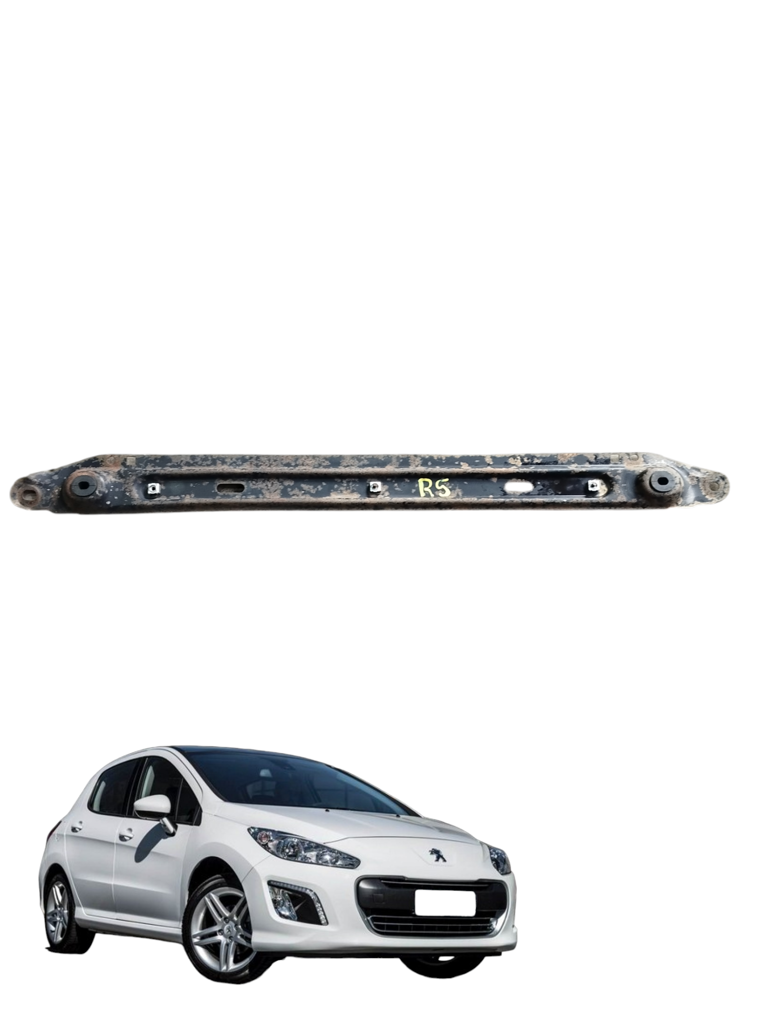 Protetor Inferior Radiador Peugeot 308 2012 Preto