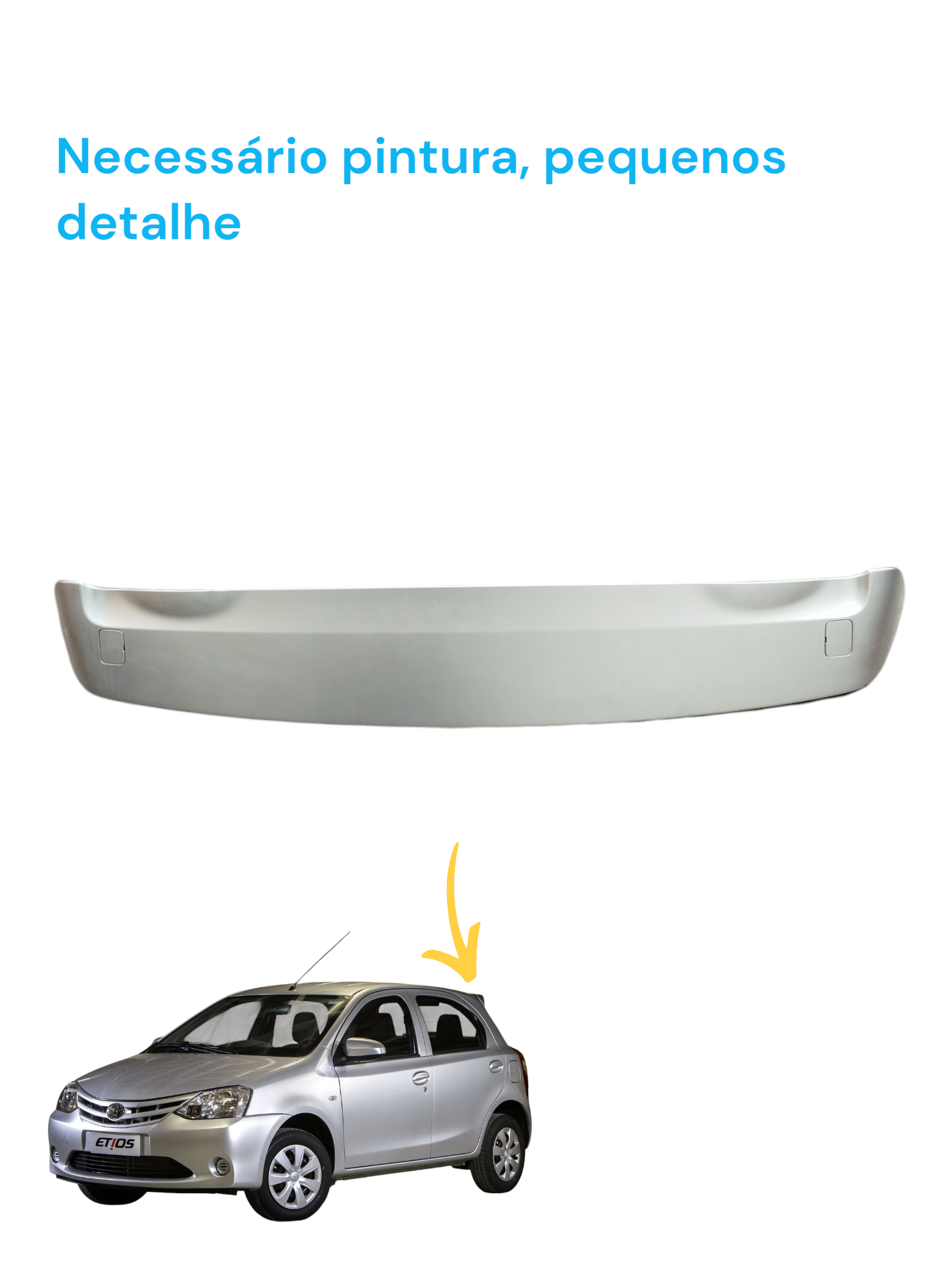 Aerofólio Traseiro Toyota Etios 2015 760850D090