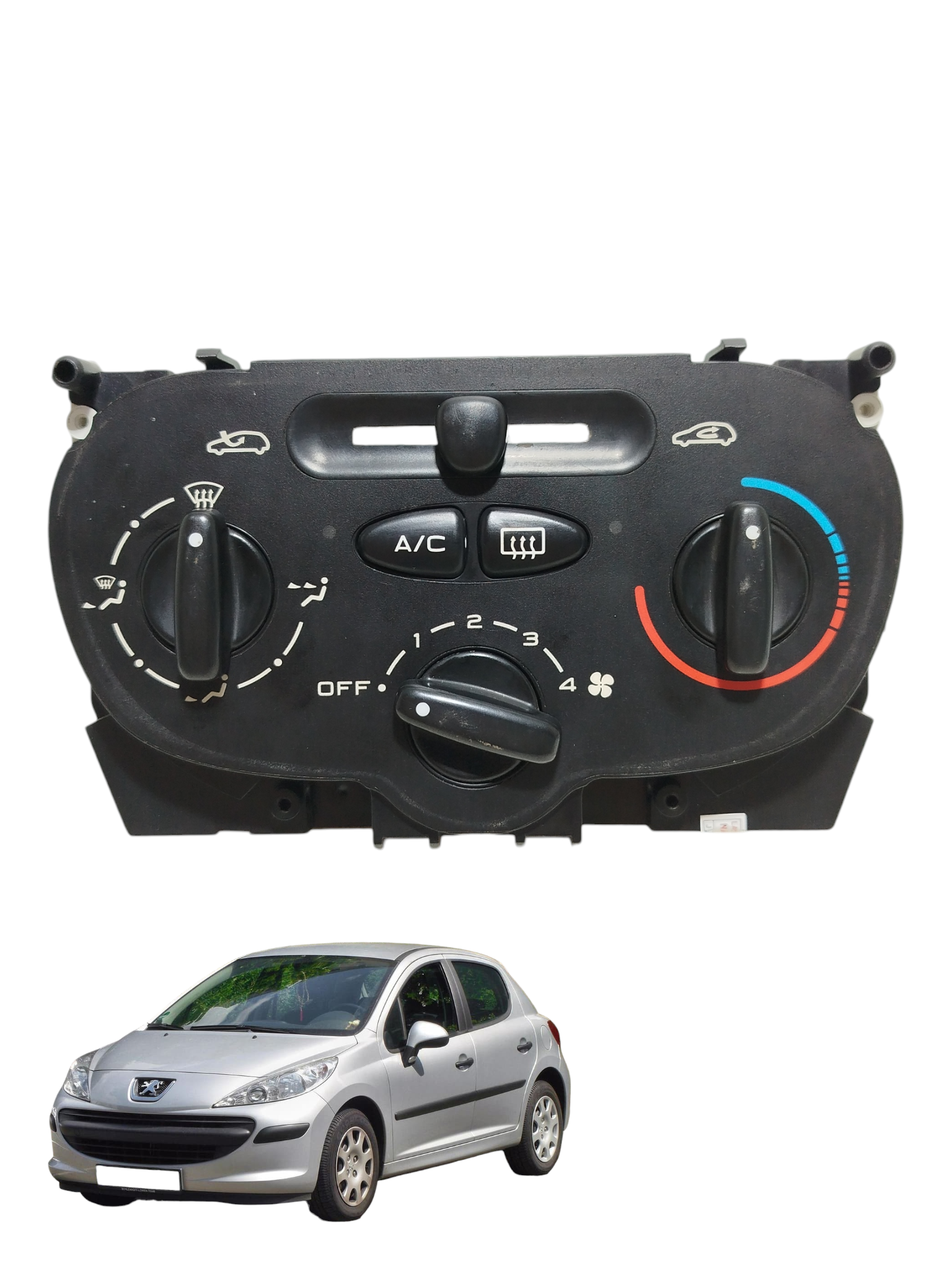 Painel Comando Ar Condicionado Peugeot 207 2009 151440100