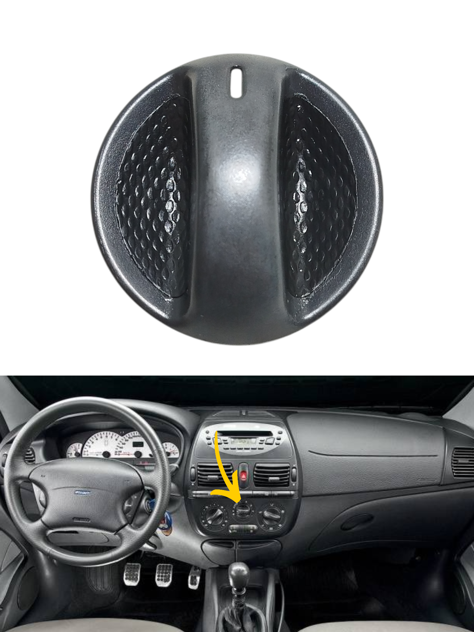 Botão Central Comando Ventilação Fiat Marea 2001