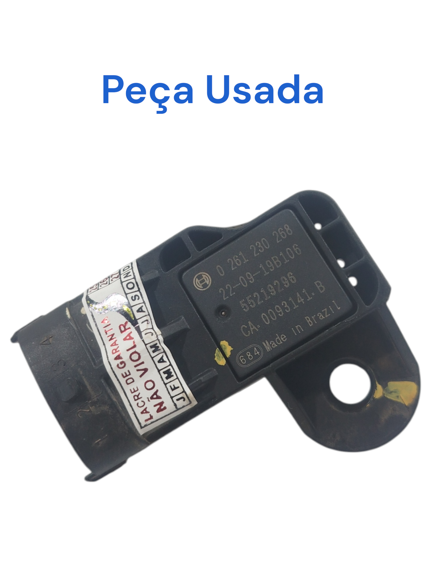 Sensor MAP coletor admissão Fiat cronos 1.0 2023 0261230268