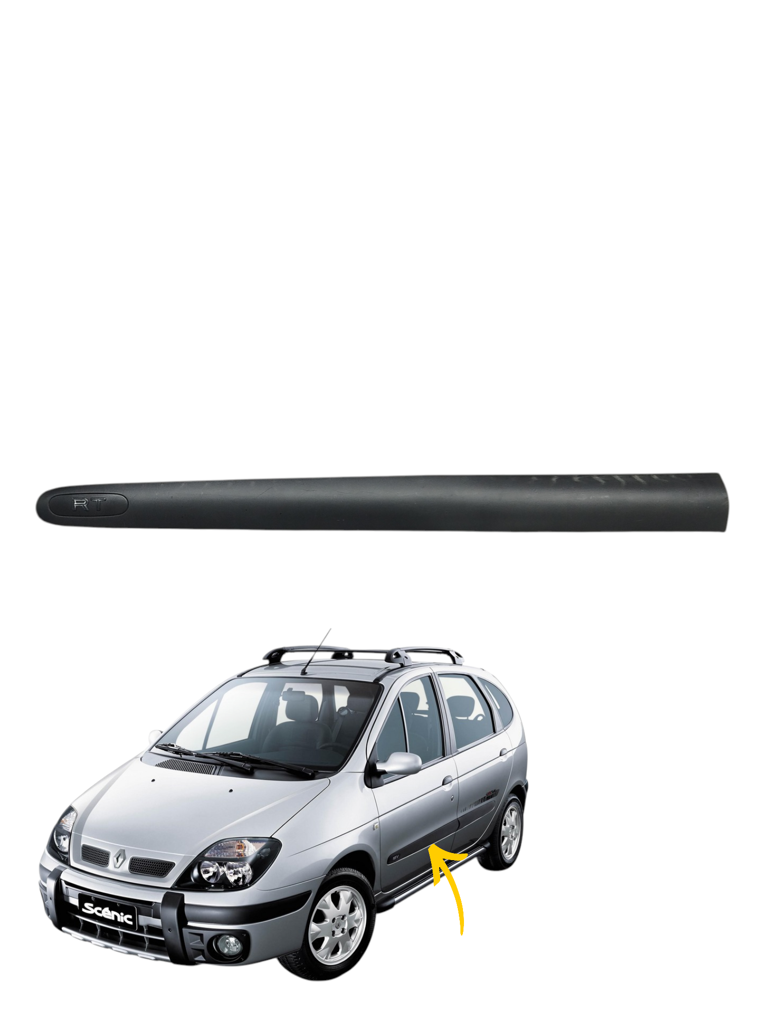 Friso Porta Dianteira Esquerd Renault Scenic 2001 7700841669