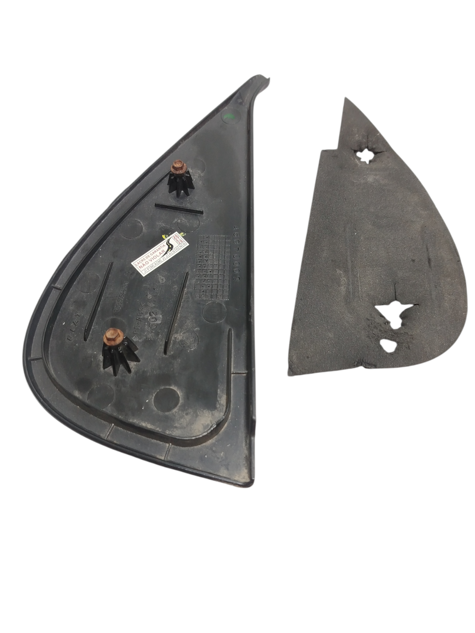 Moldura Externa Retrovisor Traseiro Esquerdo Fiat Palio 2002