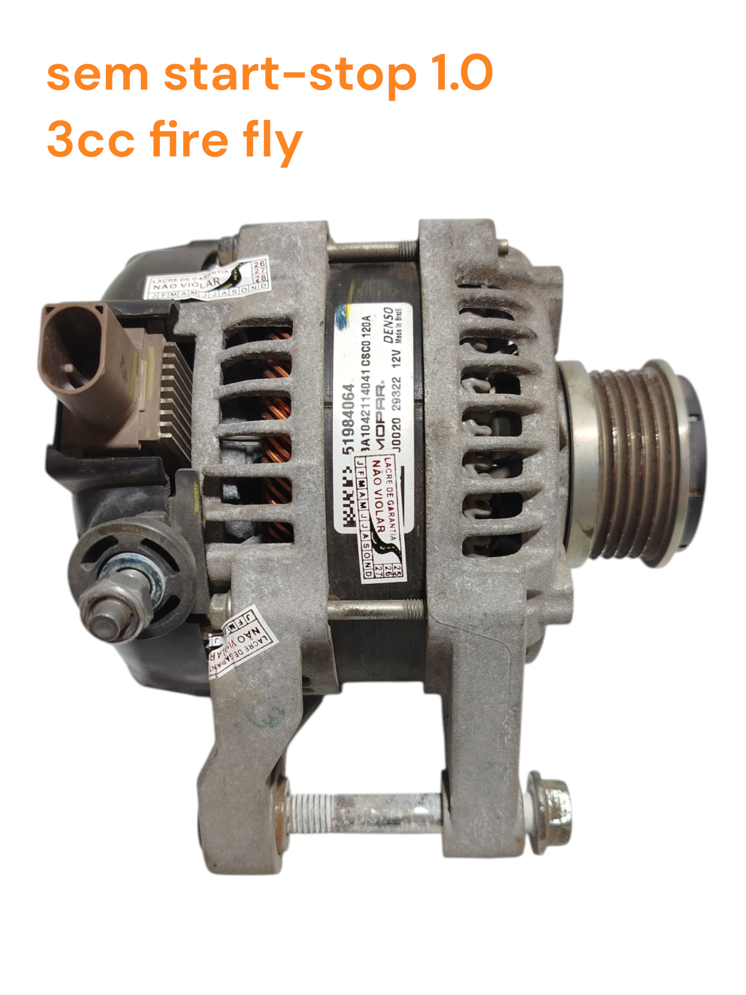 Alternador Fiat Cronos 1.0 2023 51984064