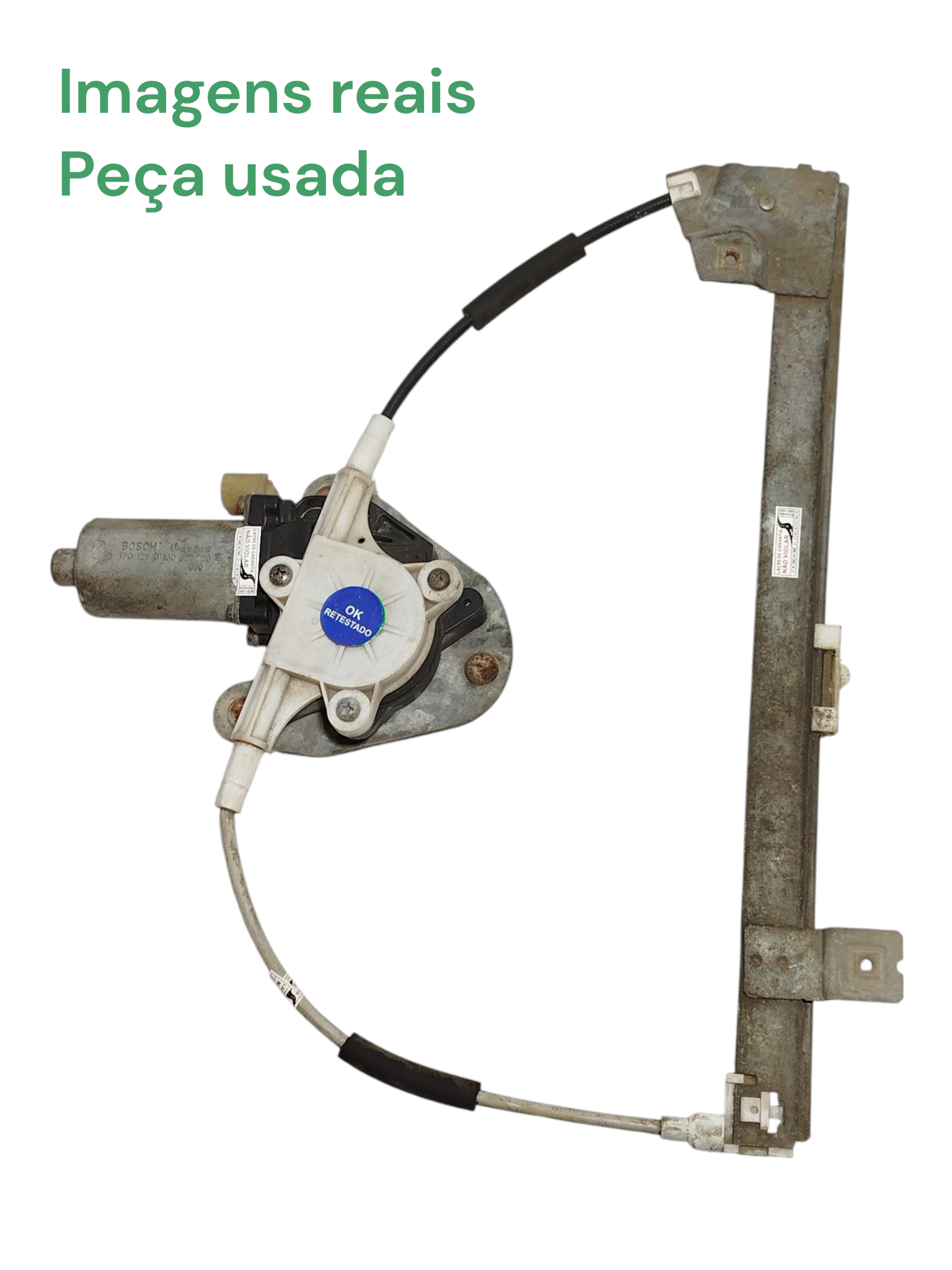Máquina Vidro Dianteira Esquerd Renault Clio 2007 0130821720