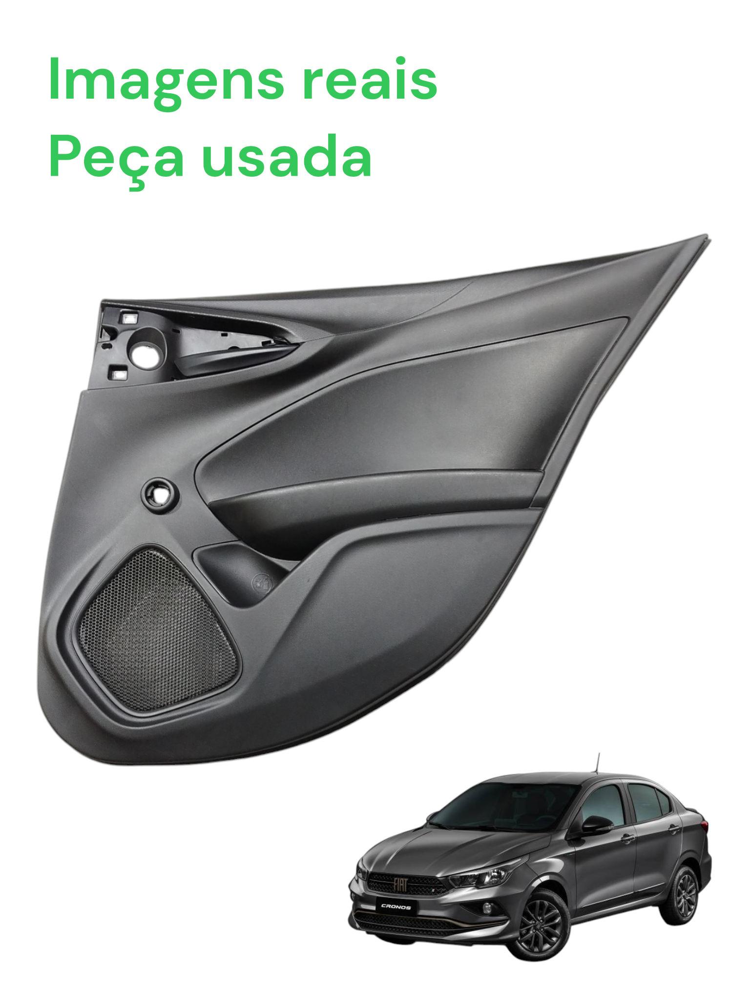 Forro Porta Traseira Direita Fiat Cronos 2022 100241485