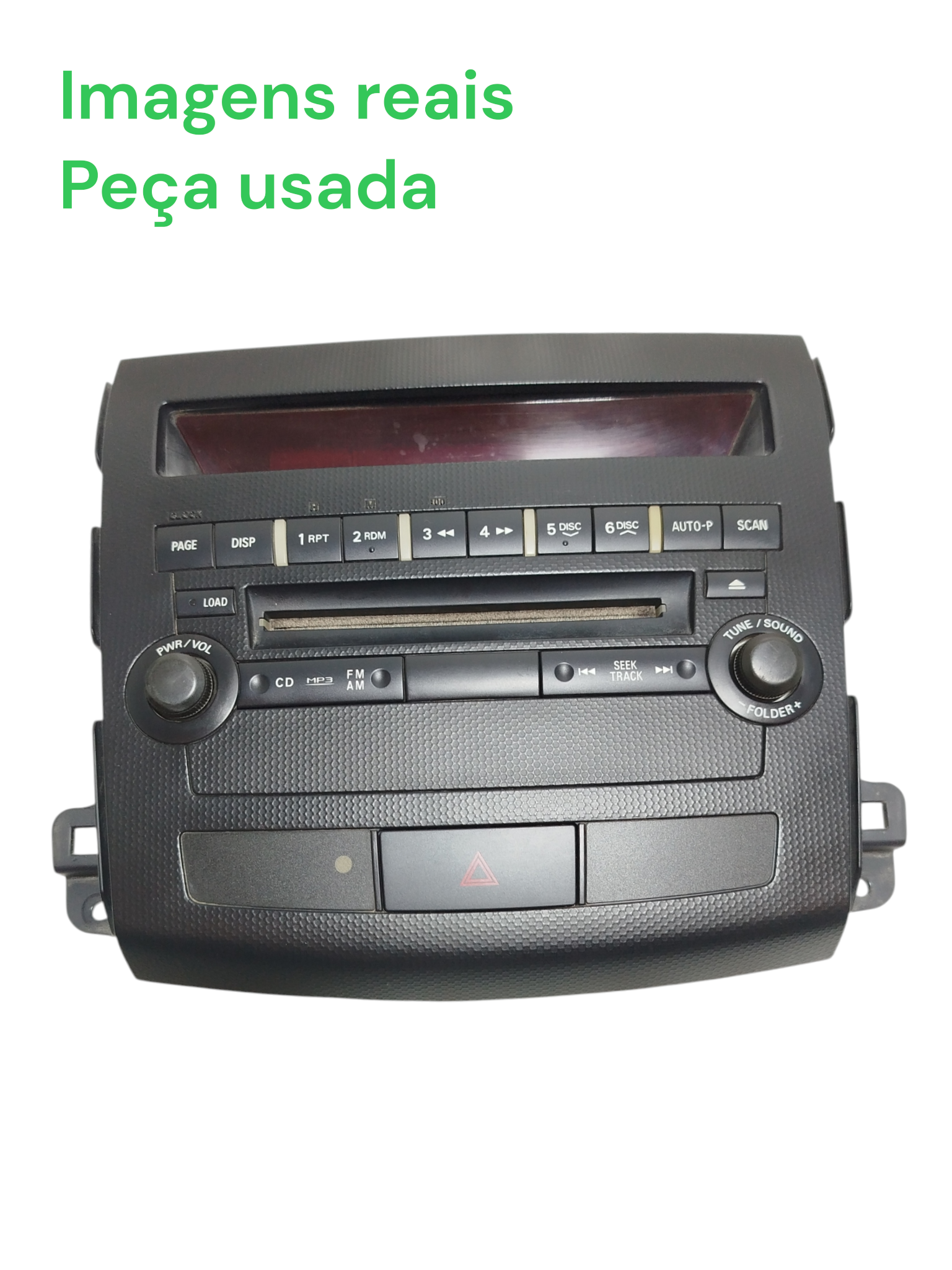 Moldura Painel Rádio Mitsubishi Outlander 2013 8002A066XA