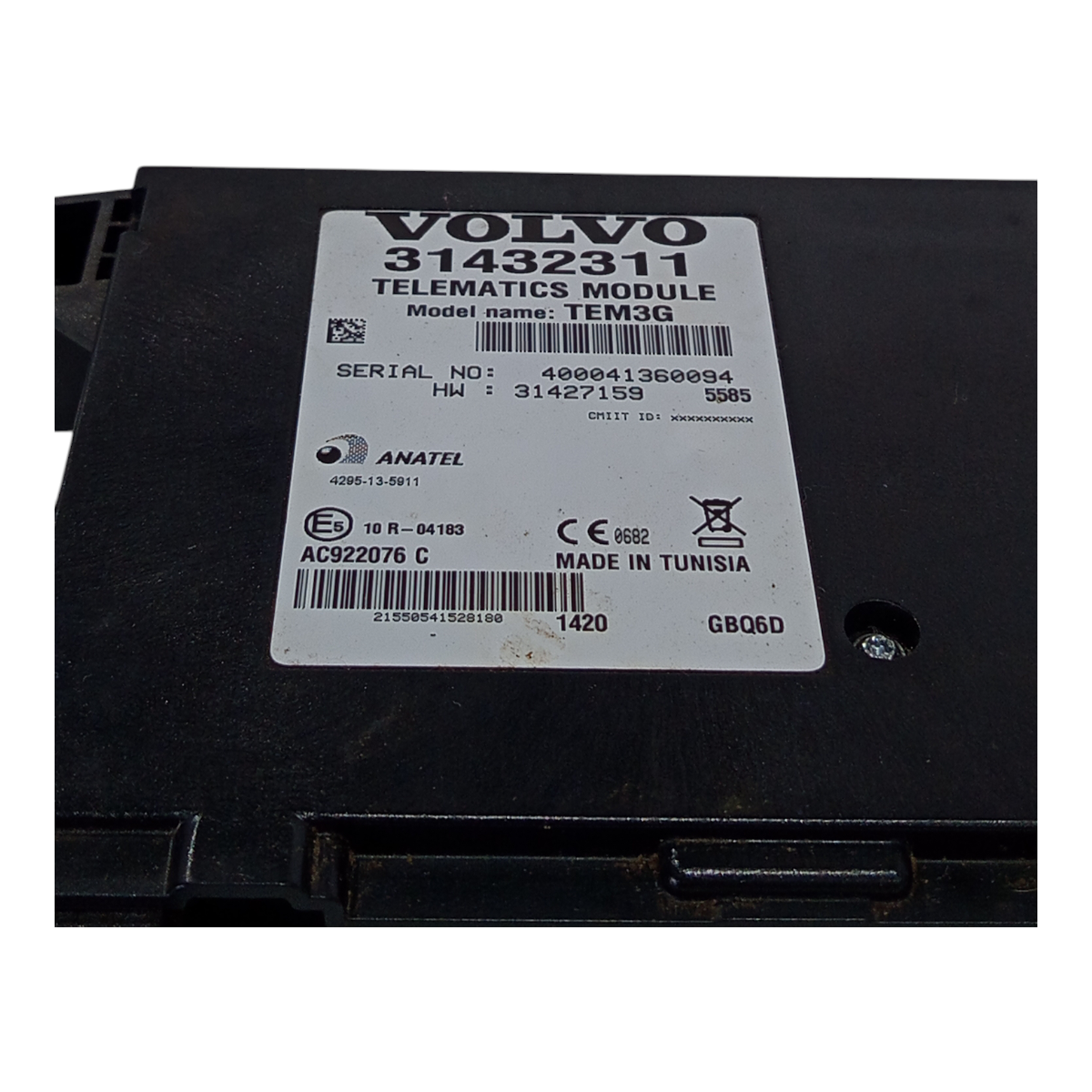 Módulo Sos Volvo Xc60 T5 2.0 2013 2014 2015/2017 31432311 5