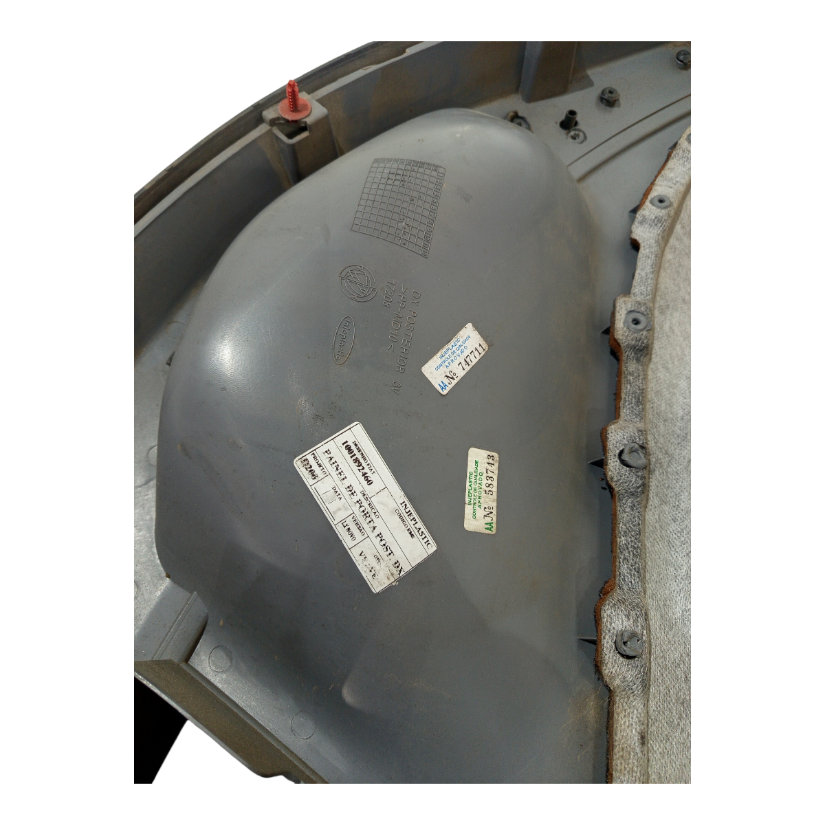 Forro Porta Traseiro Direito Fiat Linea Lx 2009 A 2010 7