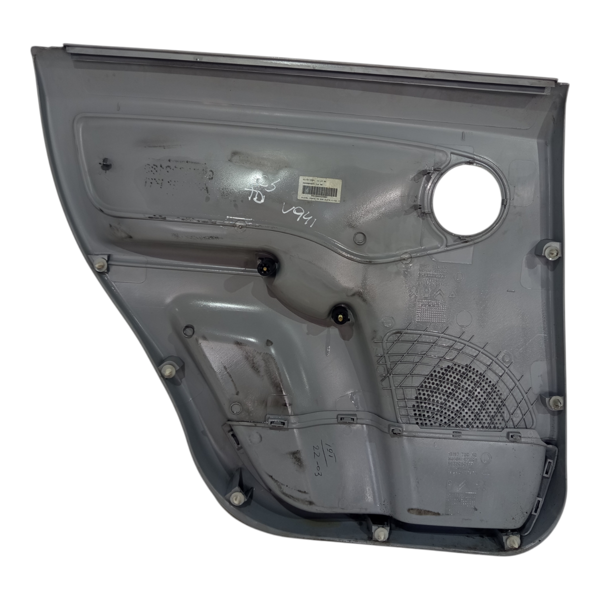 Forro Porta Tráseira Direita Citroen C3 2004 2005 A 2011 5
