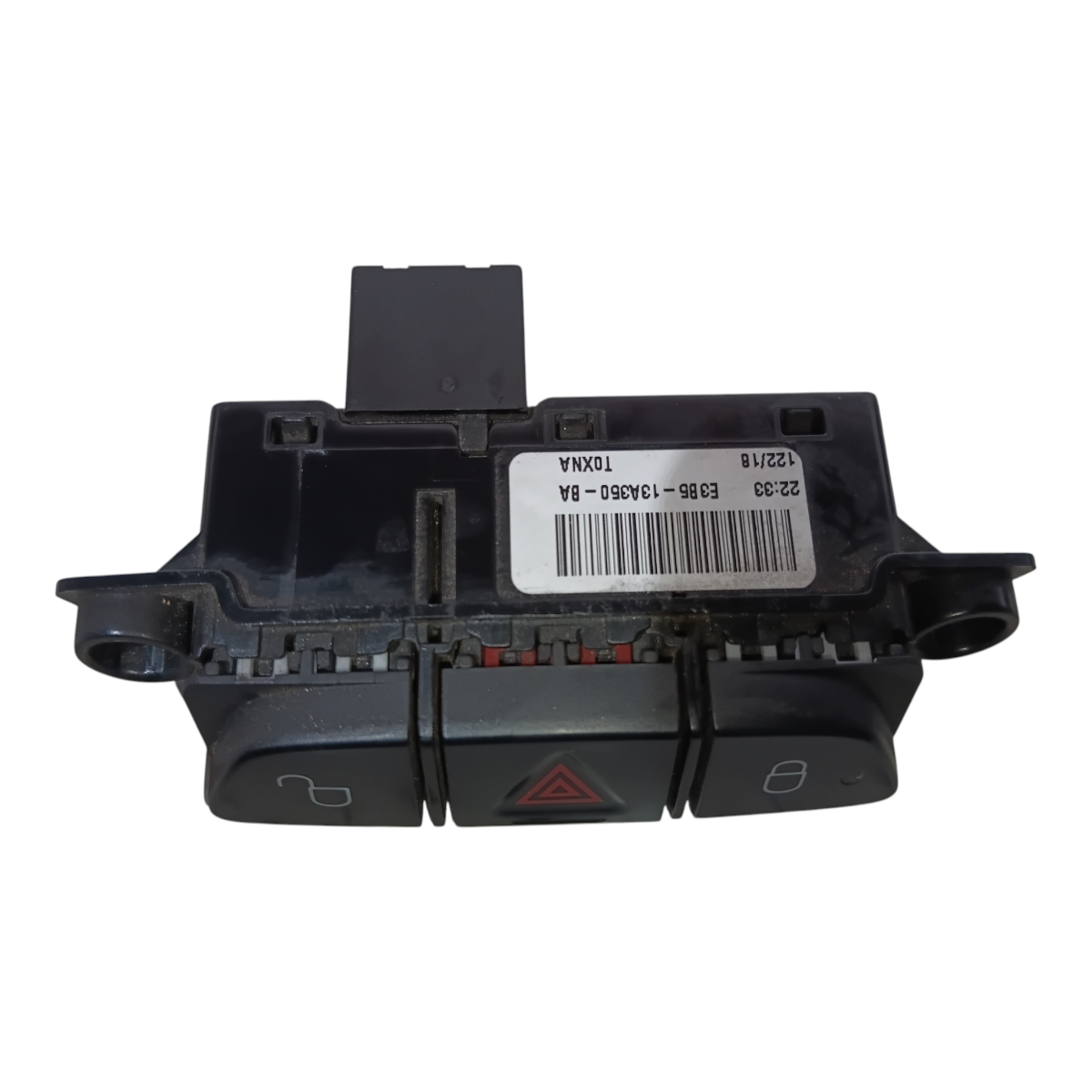 Chave Comando Pisca Alerta Trava Porta Ford Ka 2015 A 2020 4