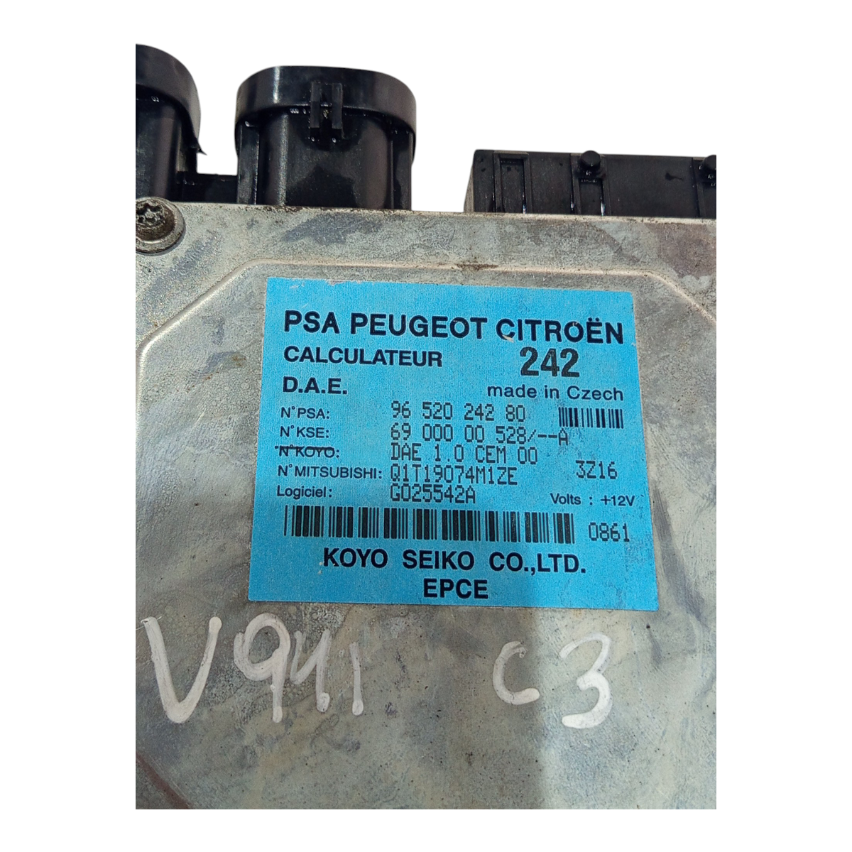 Modulo Direçao Eletrica Citroen C3 2004 2005 A 2011 6