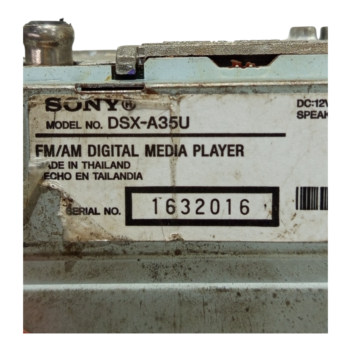 Radio Som Automotivo sony dsx-a35u Original 7