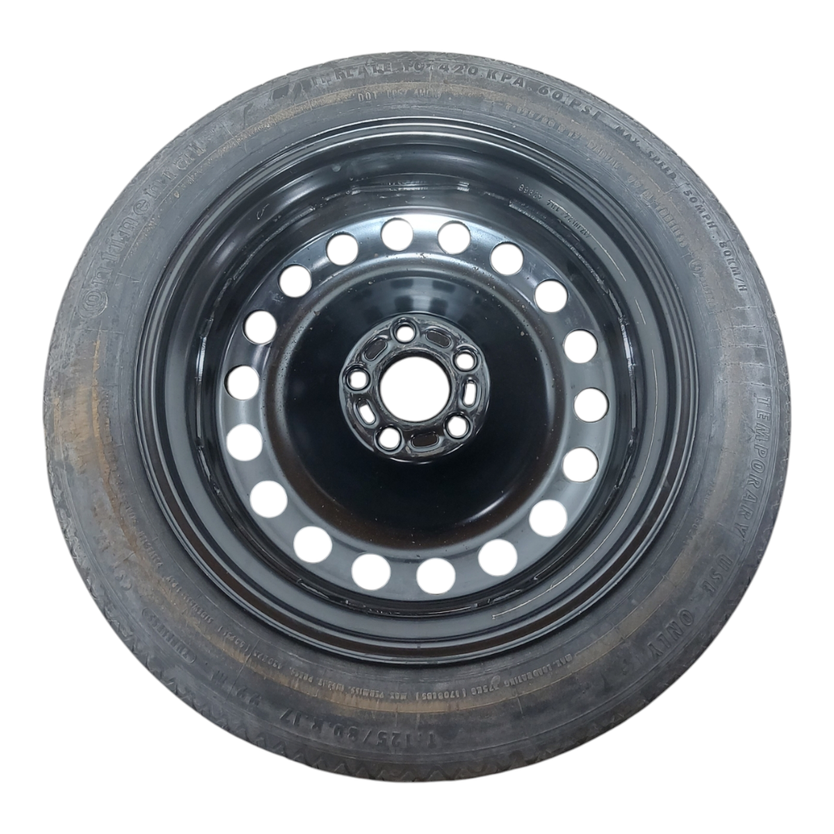 Roda Ferro Estepe Fino Aro 17 Volvo Xc60 T5 2013/2017 C/Pneu 4
