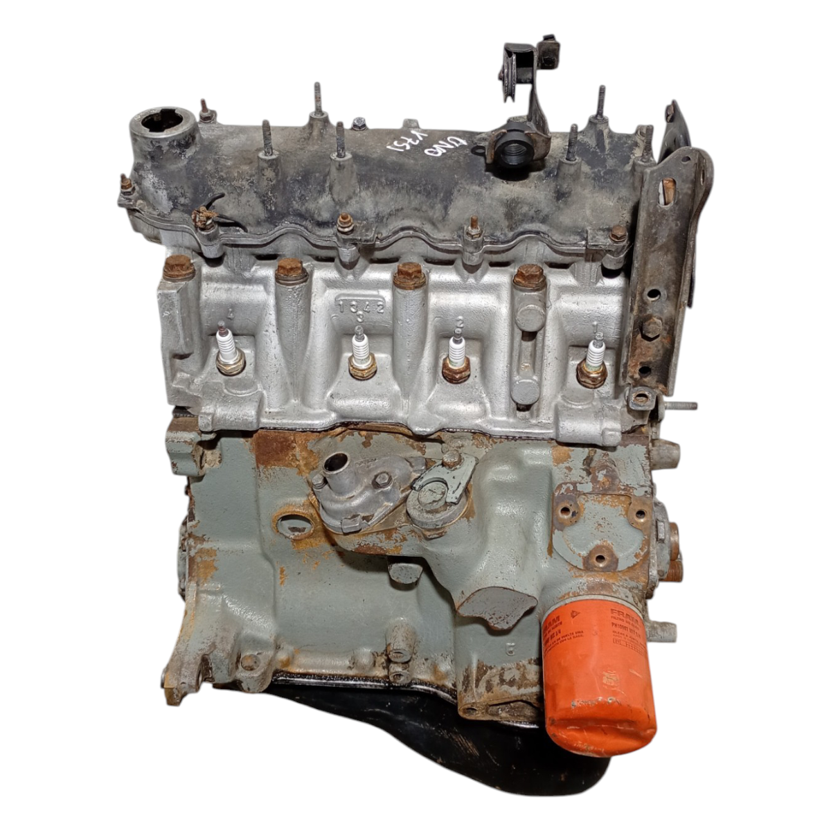 Motor Parcial Fiasa 1.0 8v 58cv Fiat Elba Palio Uno 96/2001 4