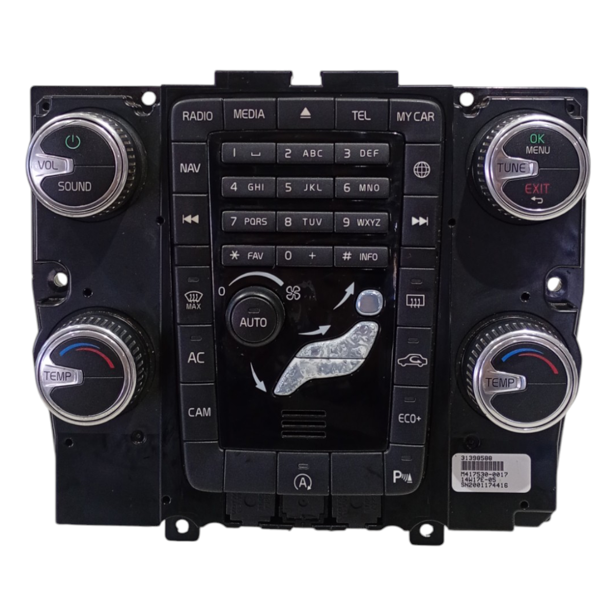 painel comando ar condicinado volvo xc65 t5 2013/2017 6